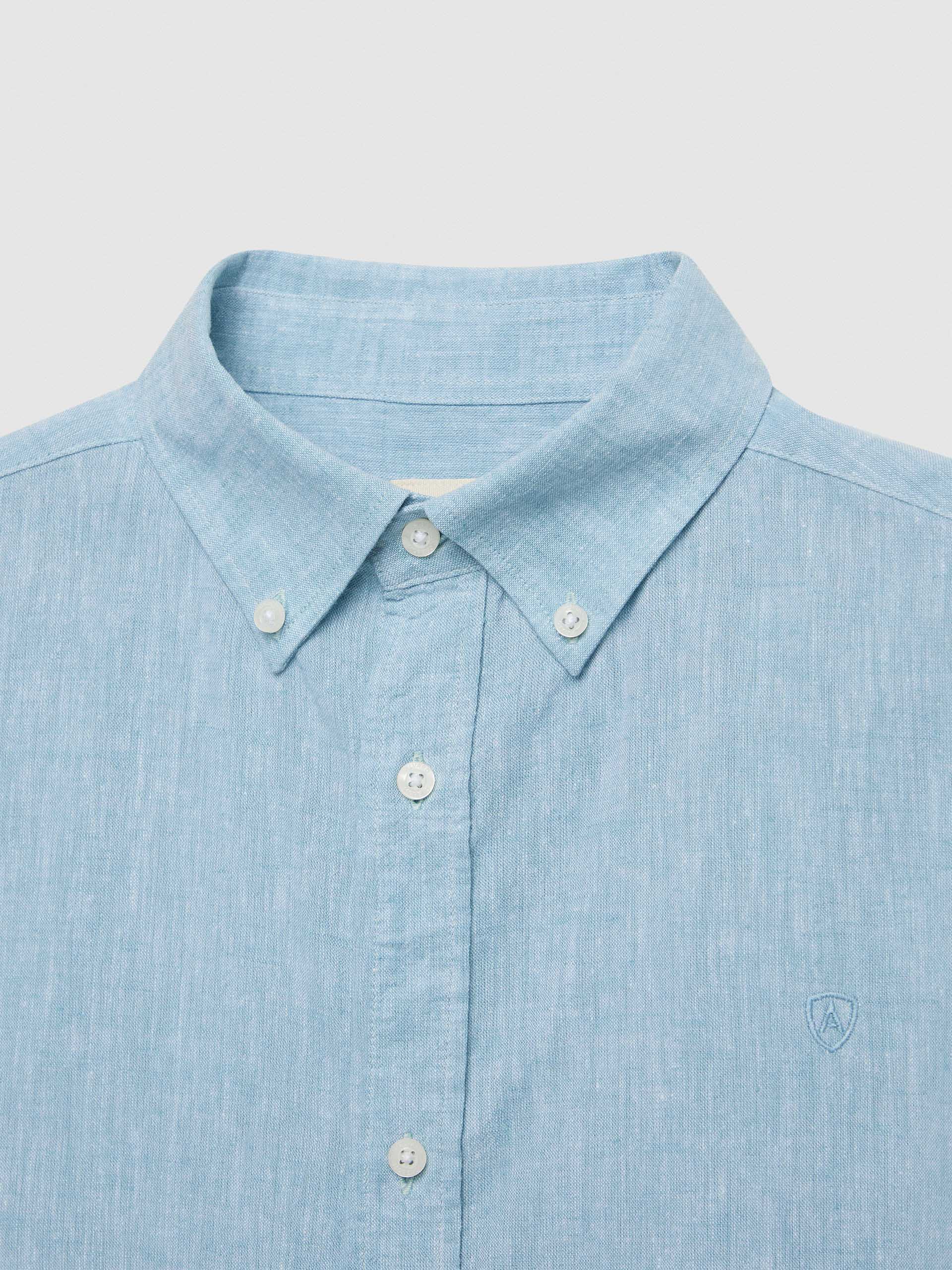 CAMISA LINO C. BOTON