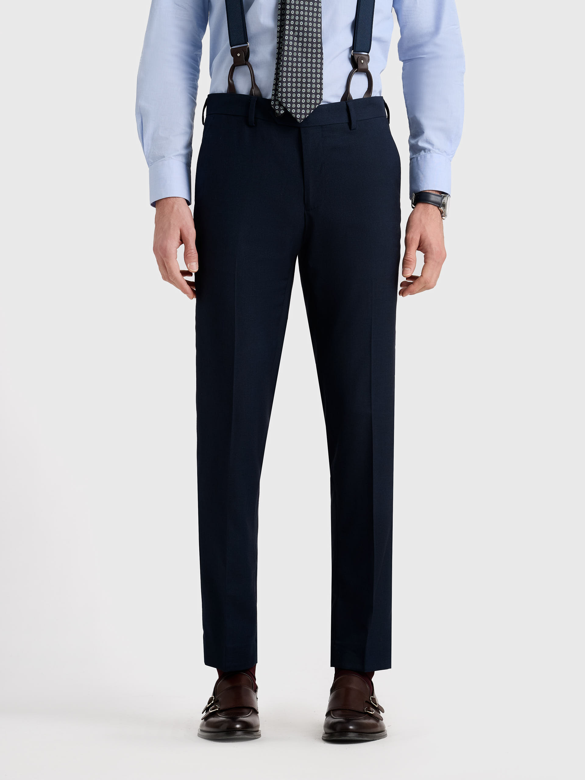 PANTALON FIL A FIL AZUL MARINO