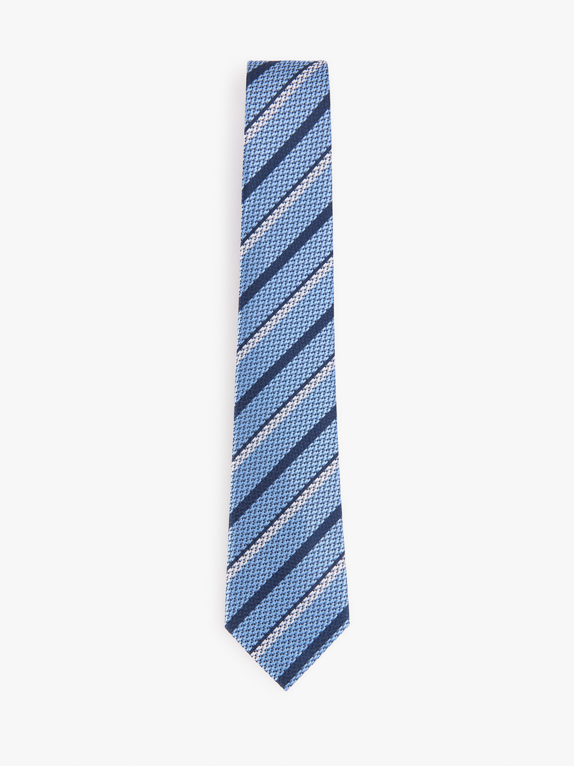 CORBATA JACQUARD MF AZUL
