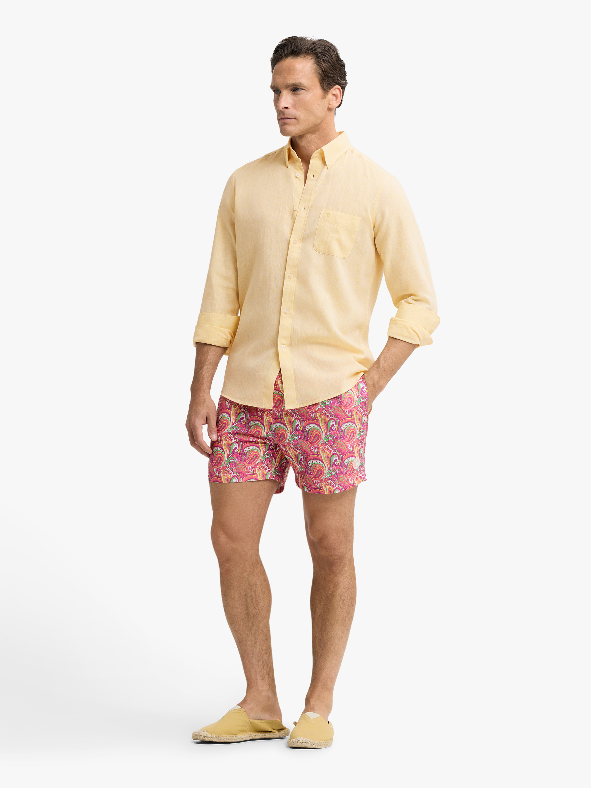 CAMISA LINO BOLSILLO