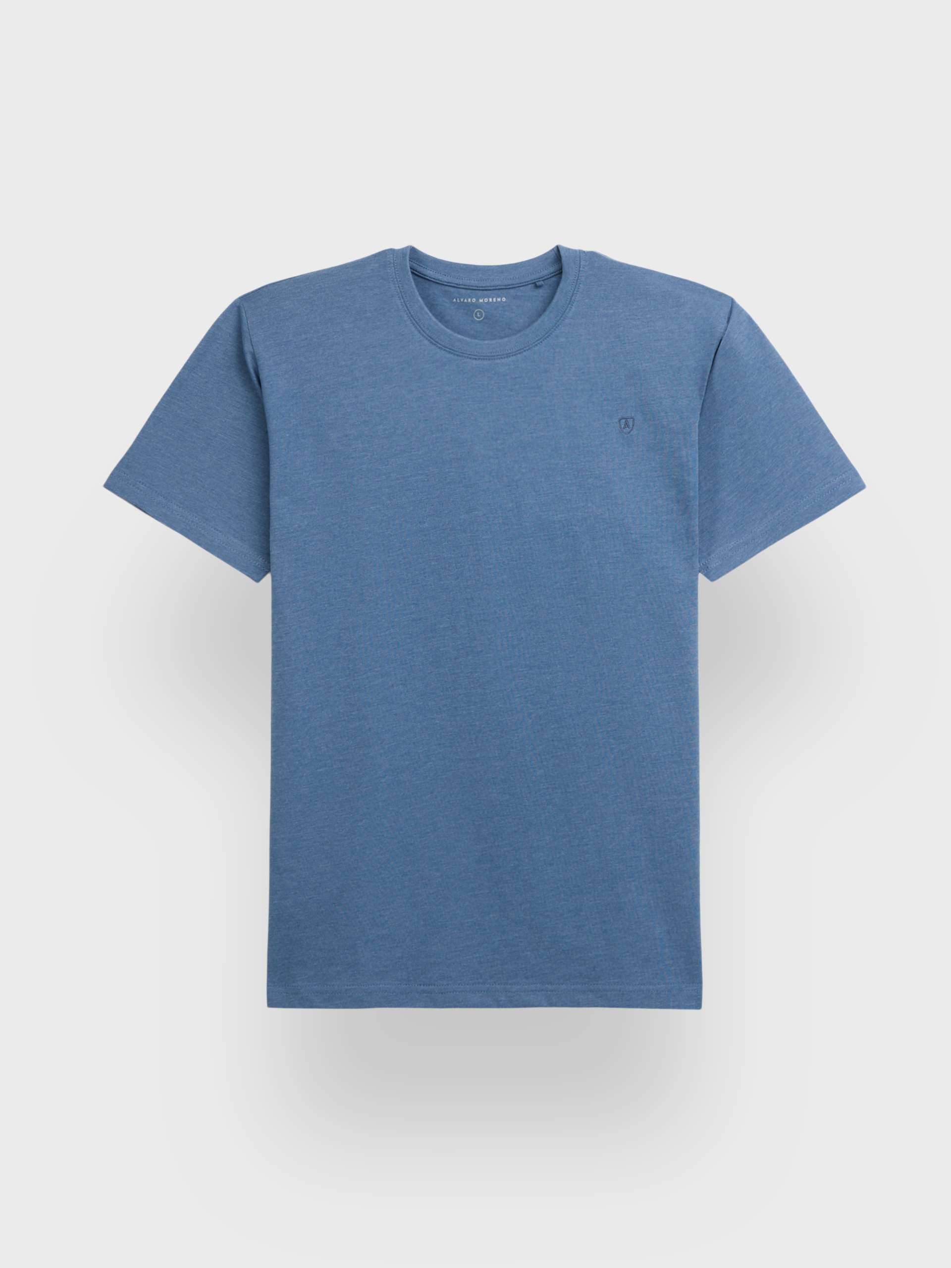 CAMISETA MELANGE AZUL
