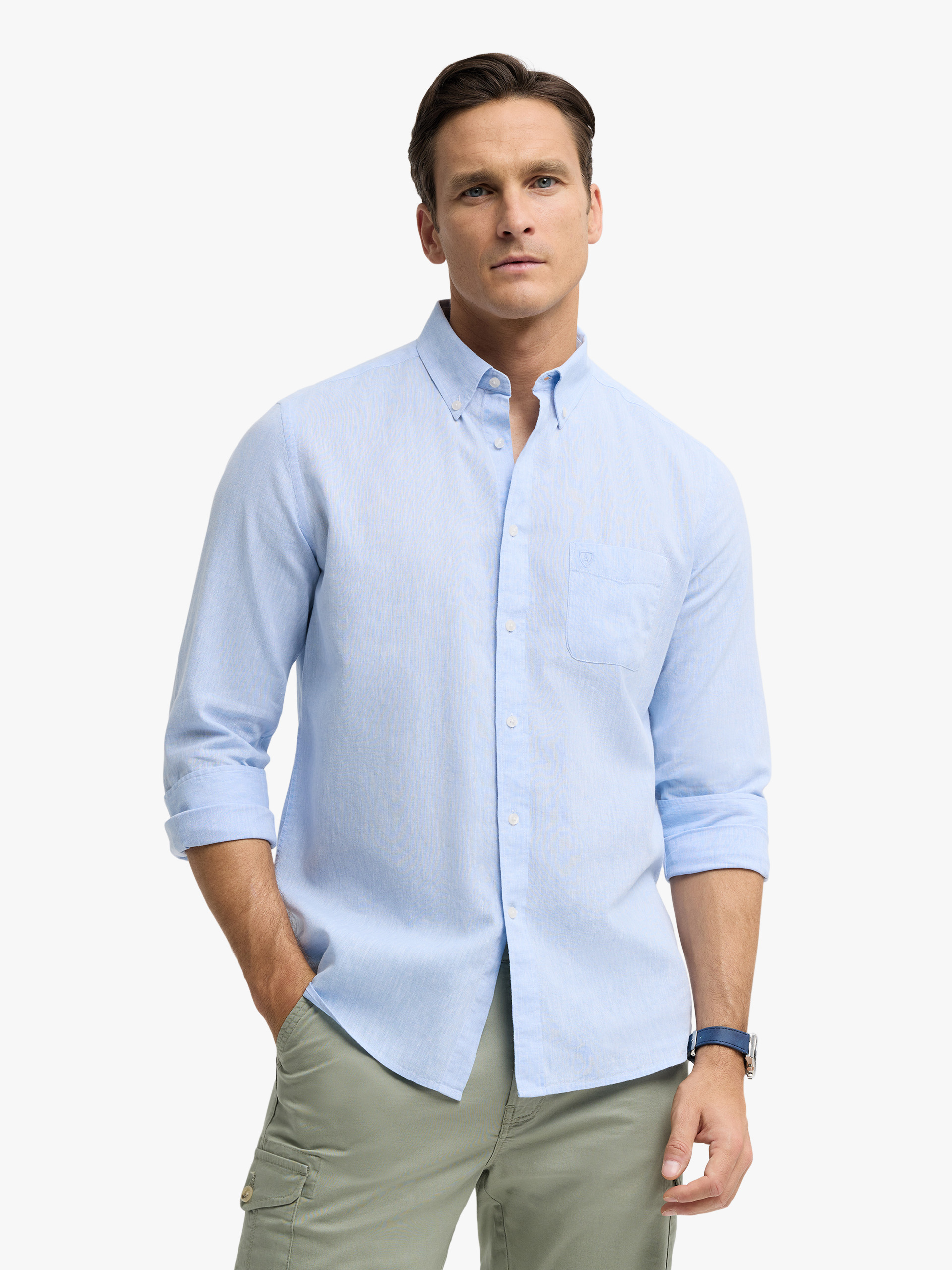 CAMISA LINO BOLSILLO