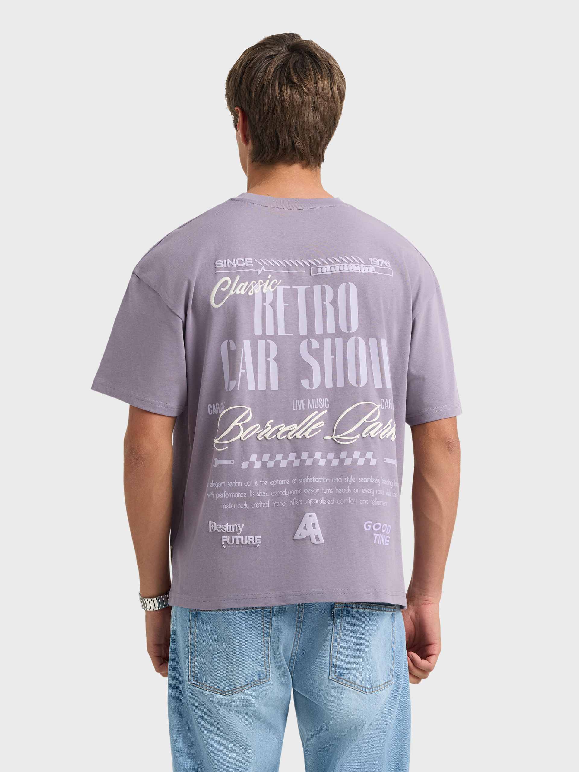 CAMISETA BORCELLE AZUL