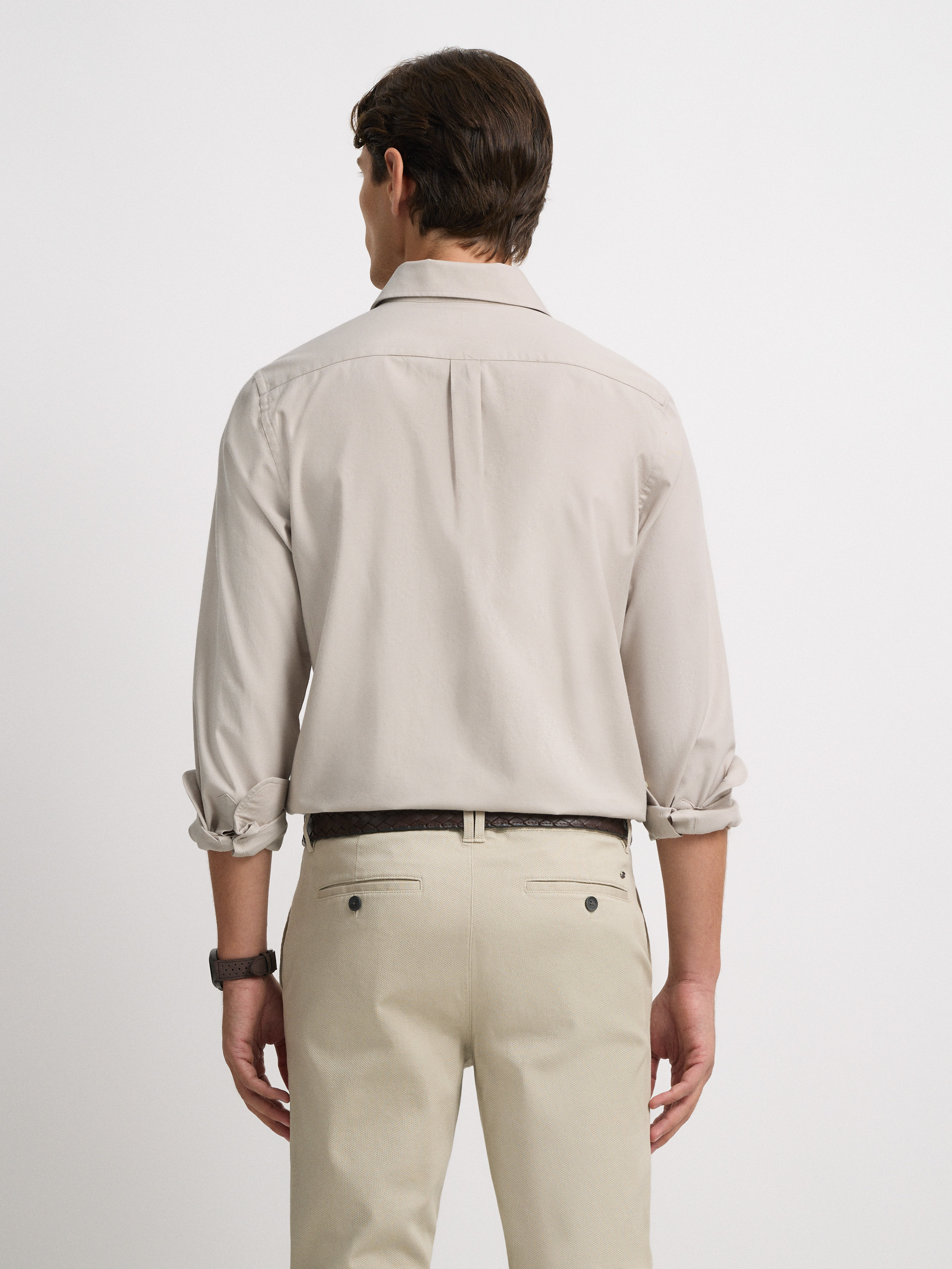 CAMISA TWILL PEACH