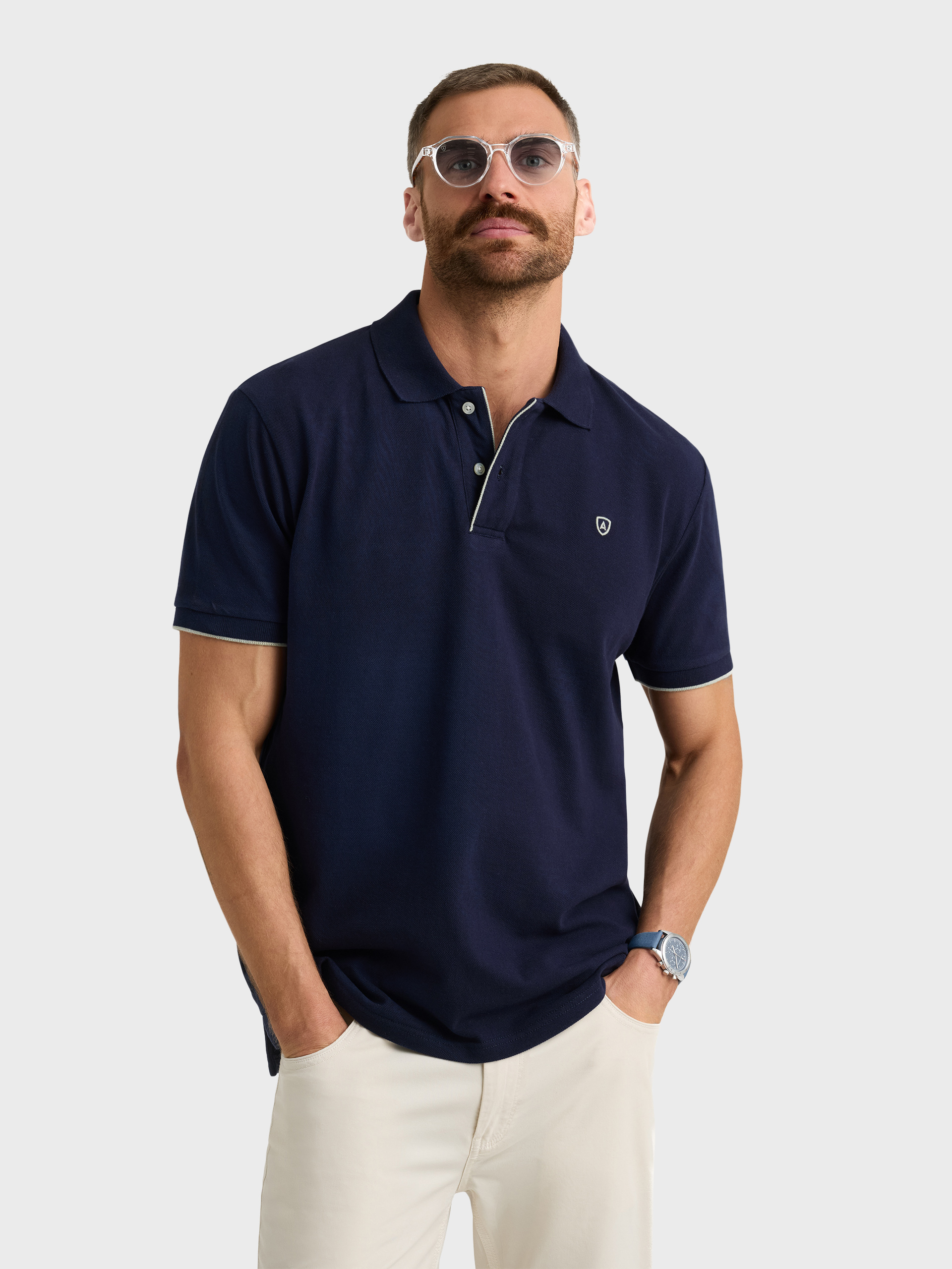 POLO RYDER AZUL MARINO