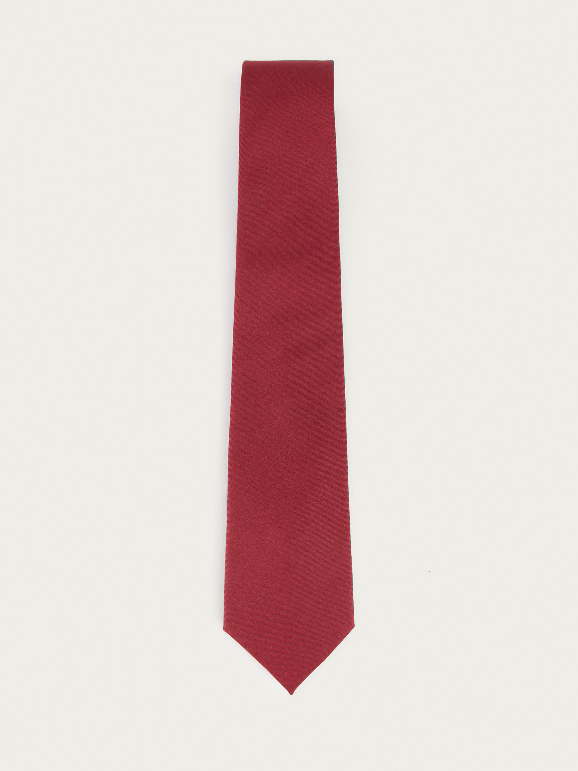 CORBATA LISA MATE ROJO