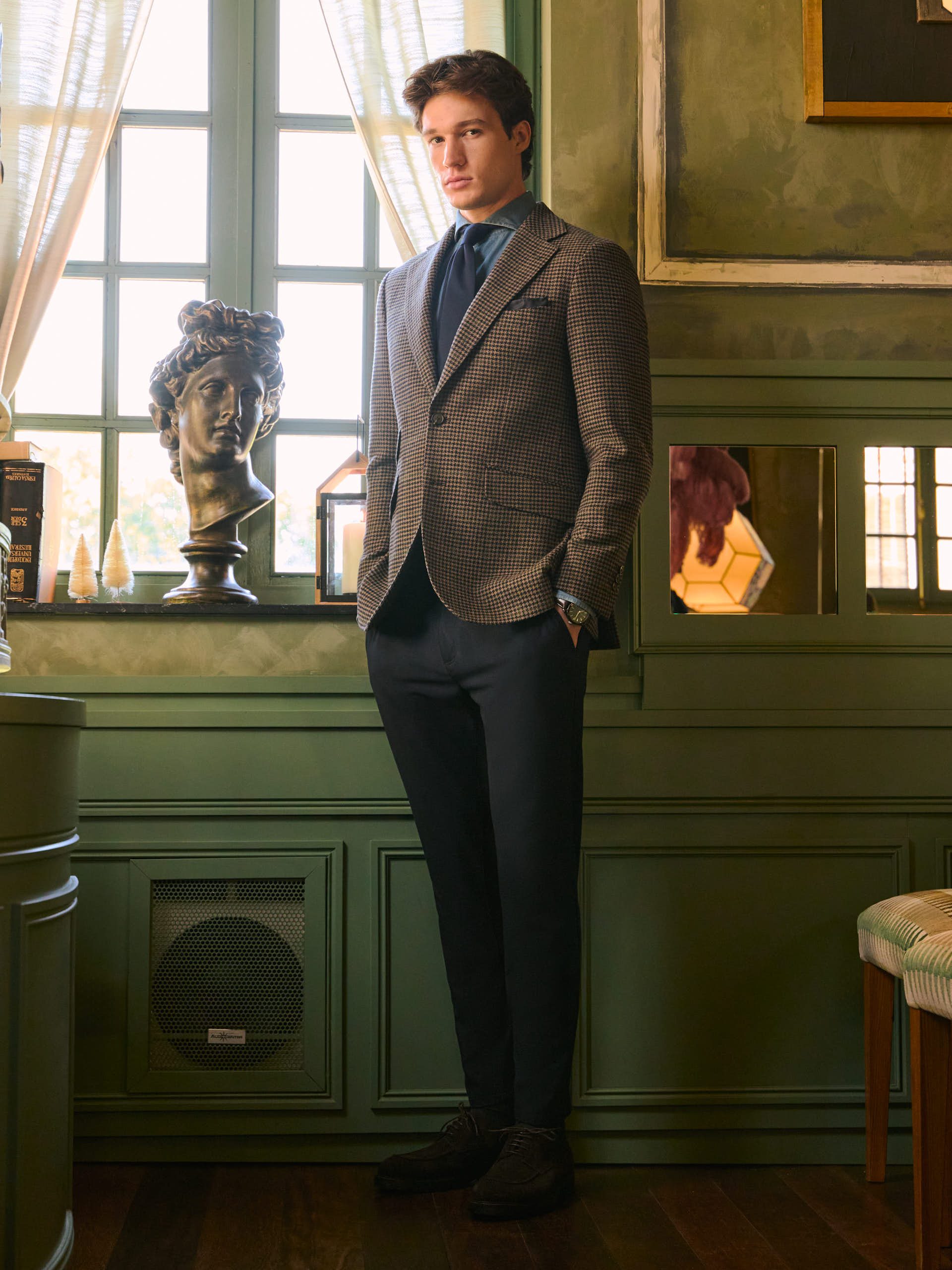 AMERICANA HOUNDSTOOTH TWIST