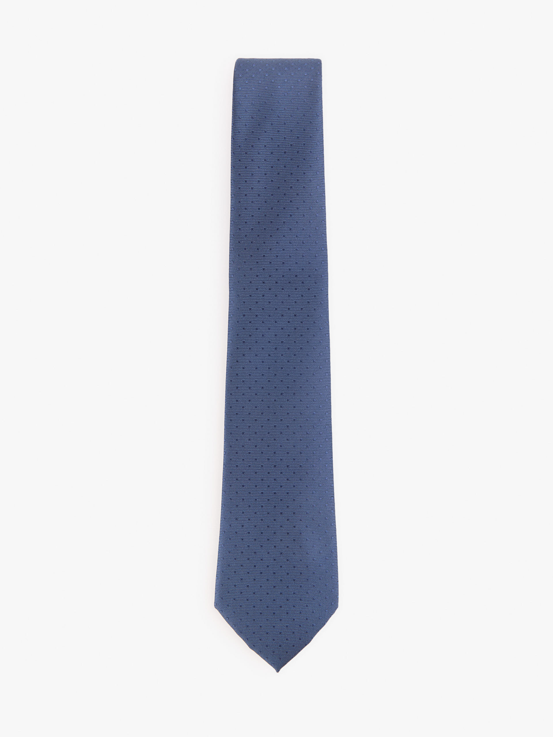 CORBATA JACQUARD MF AZUL MARINO