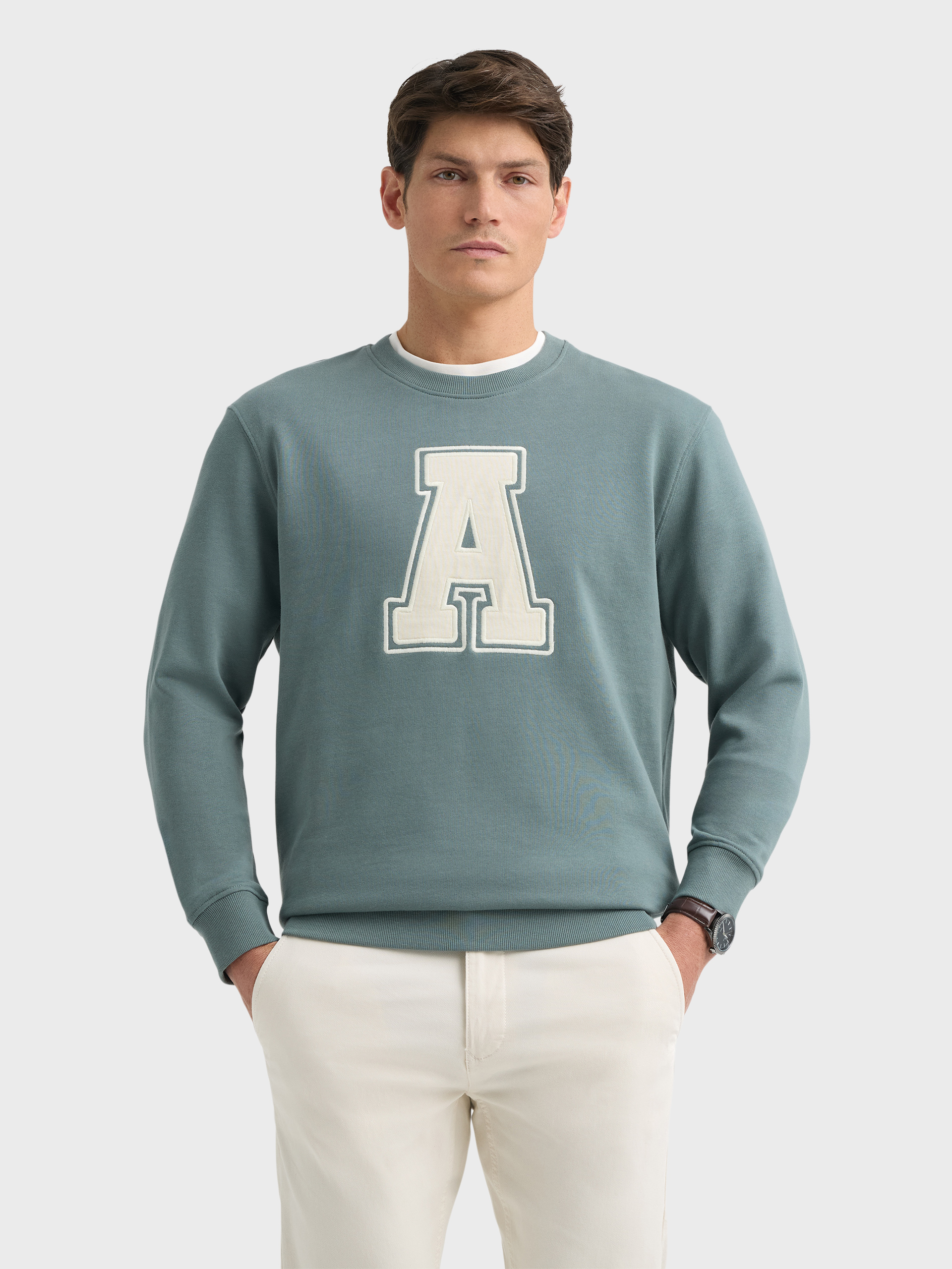 SUDADERA COLLEGE VERDE