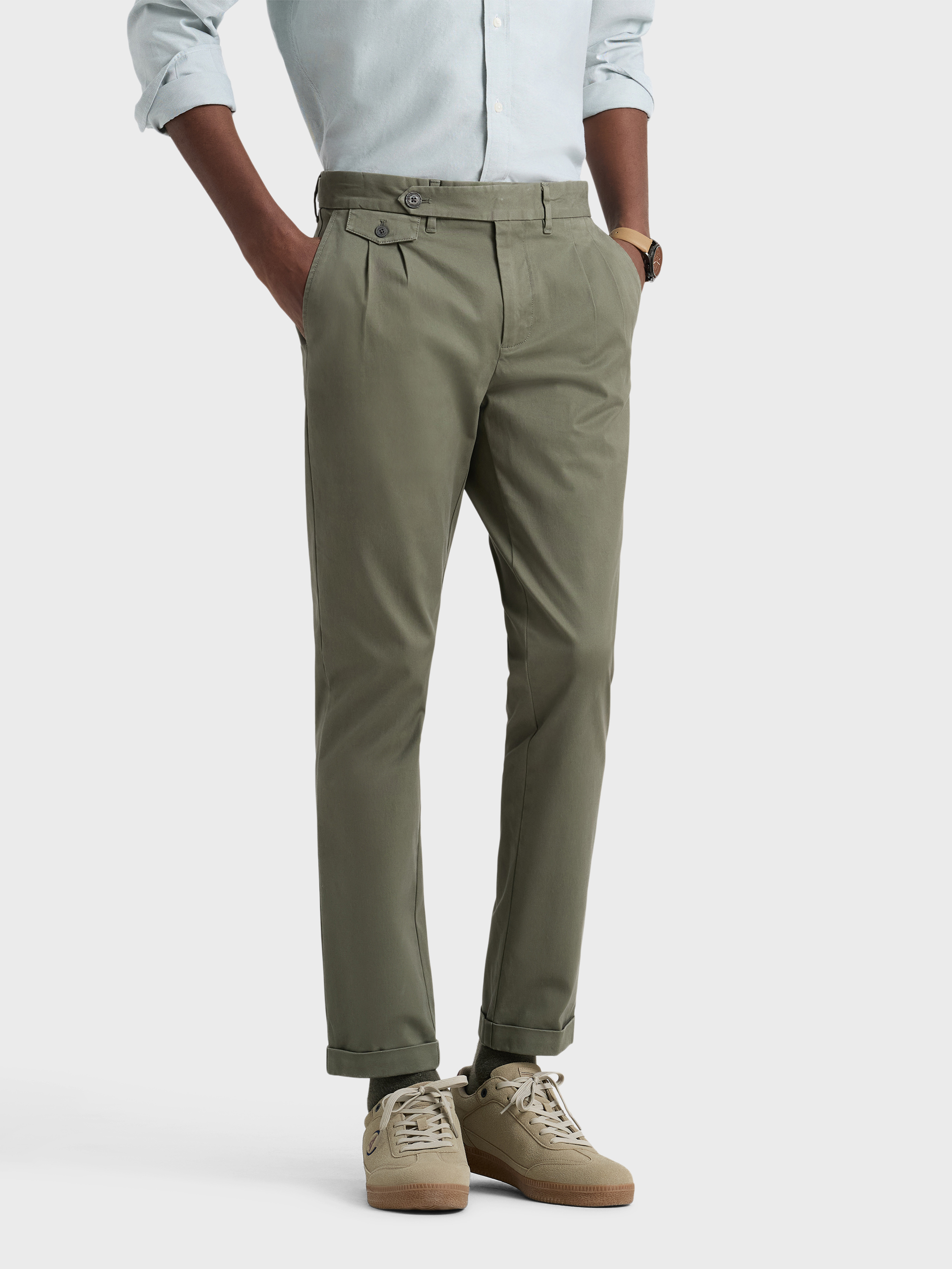 PANTALON CARROT VERDE
