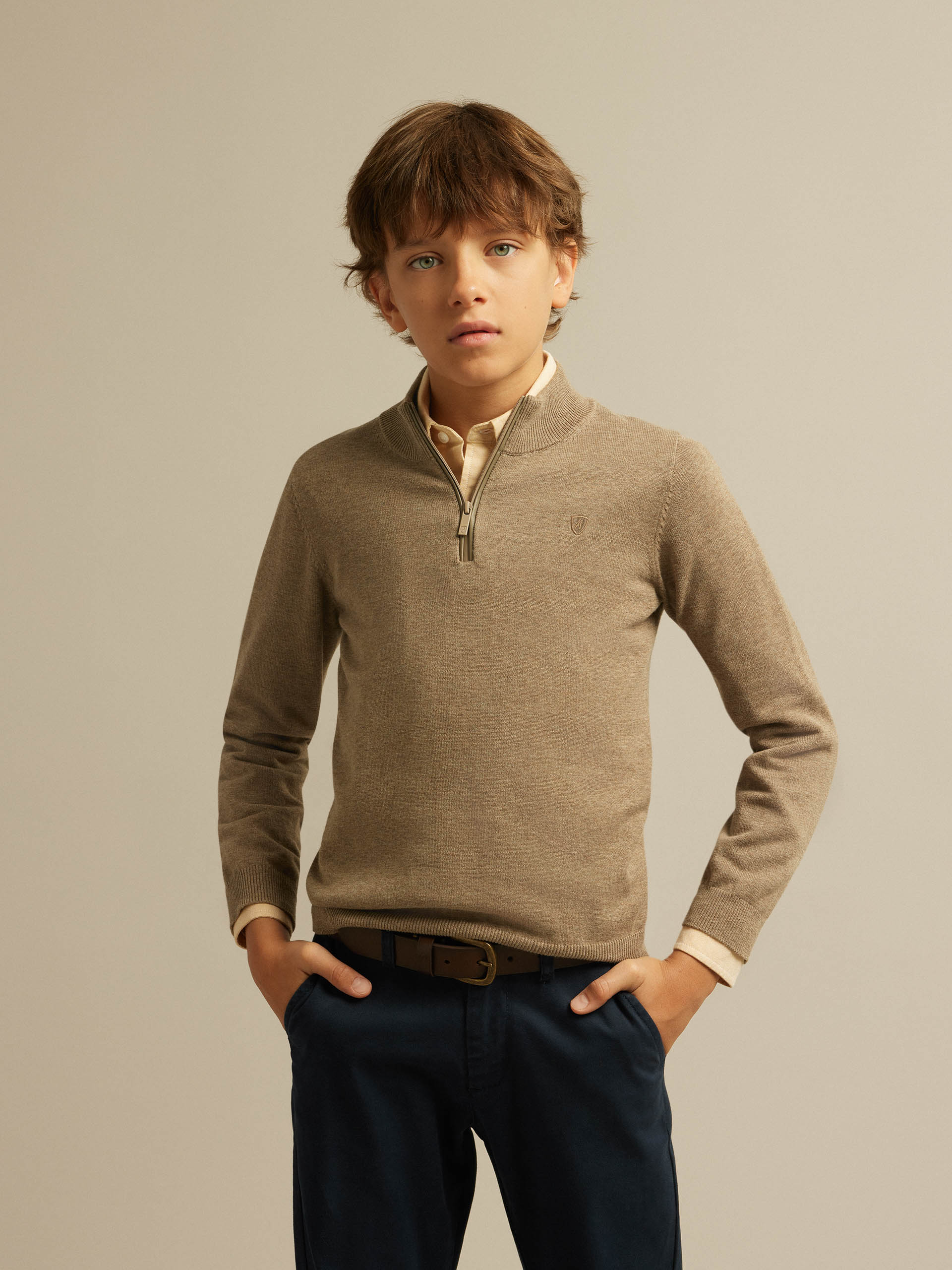 JERSEY LORENZO KIDS BEIGE