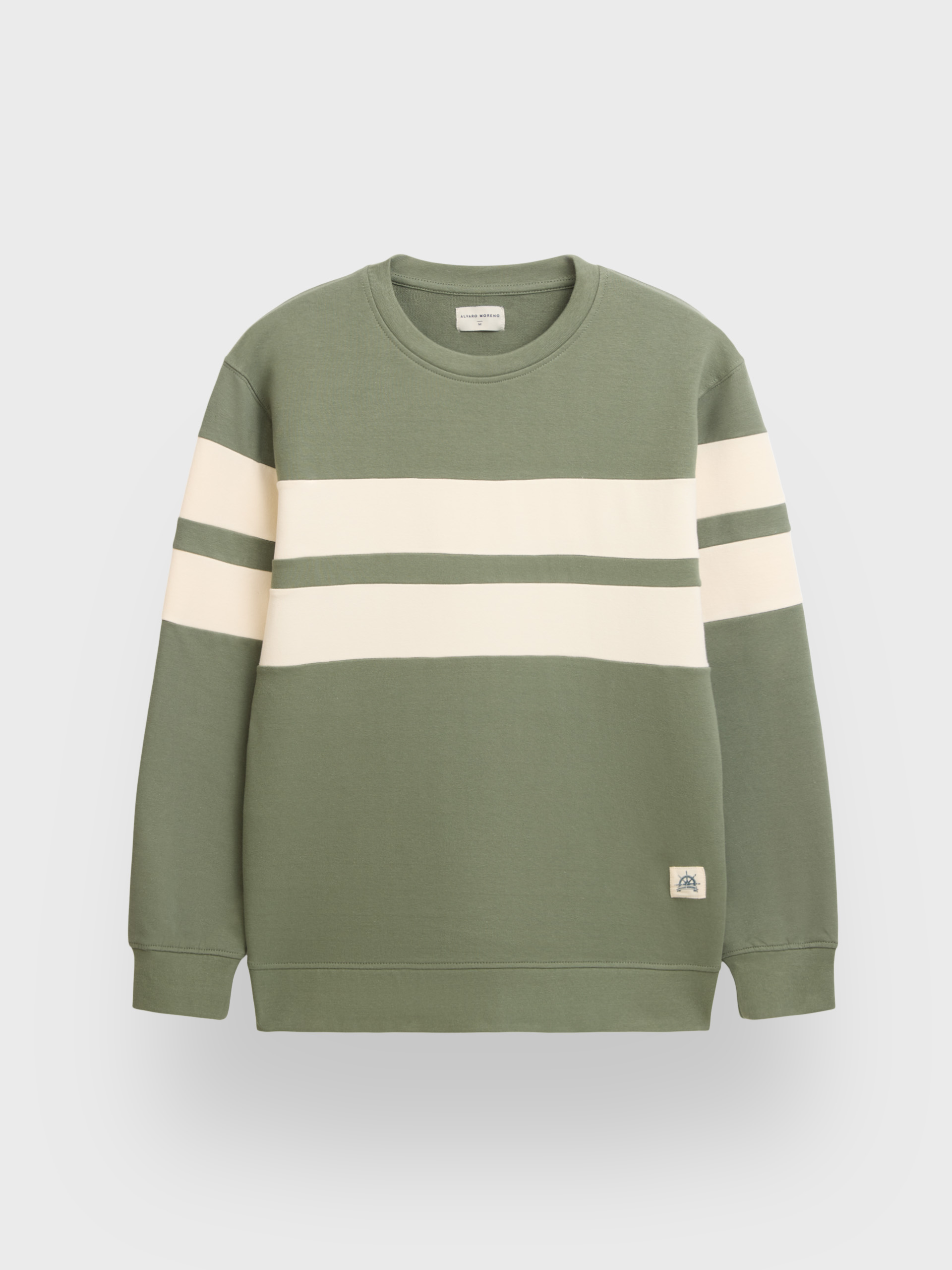 SUDADERA STRIPES VERDE
