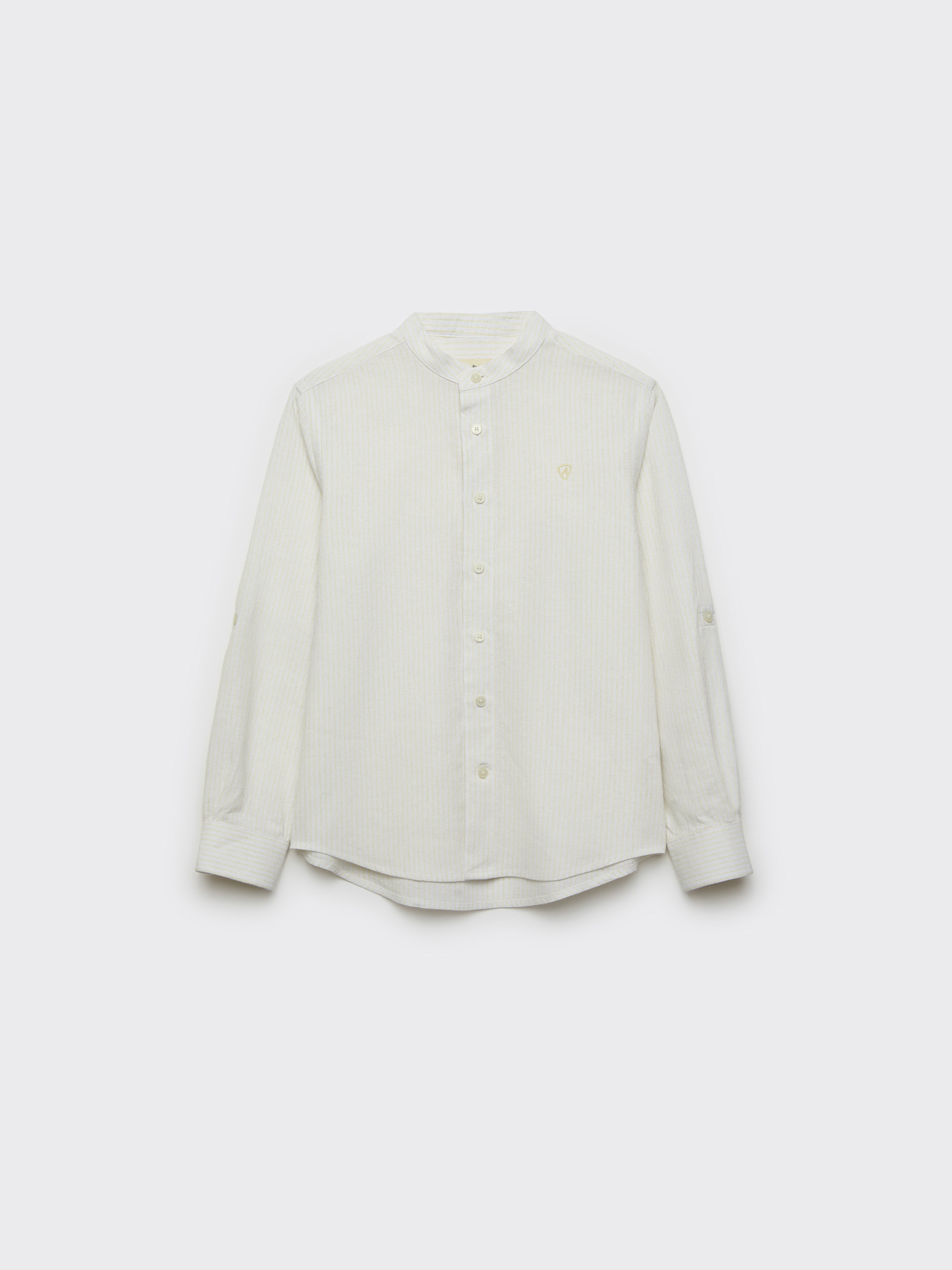 CAMISA LINO MAO KIDS AMARILLO