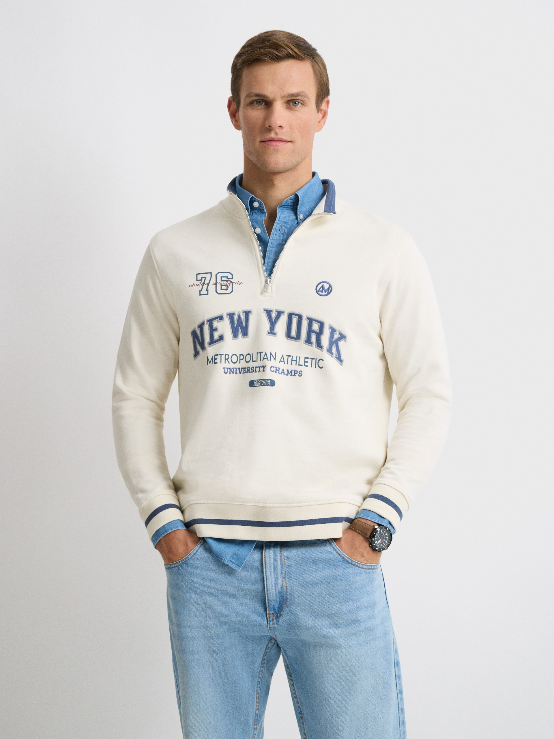 SUDADERA CHAMPS BEIGE