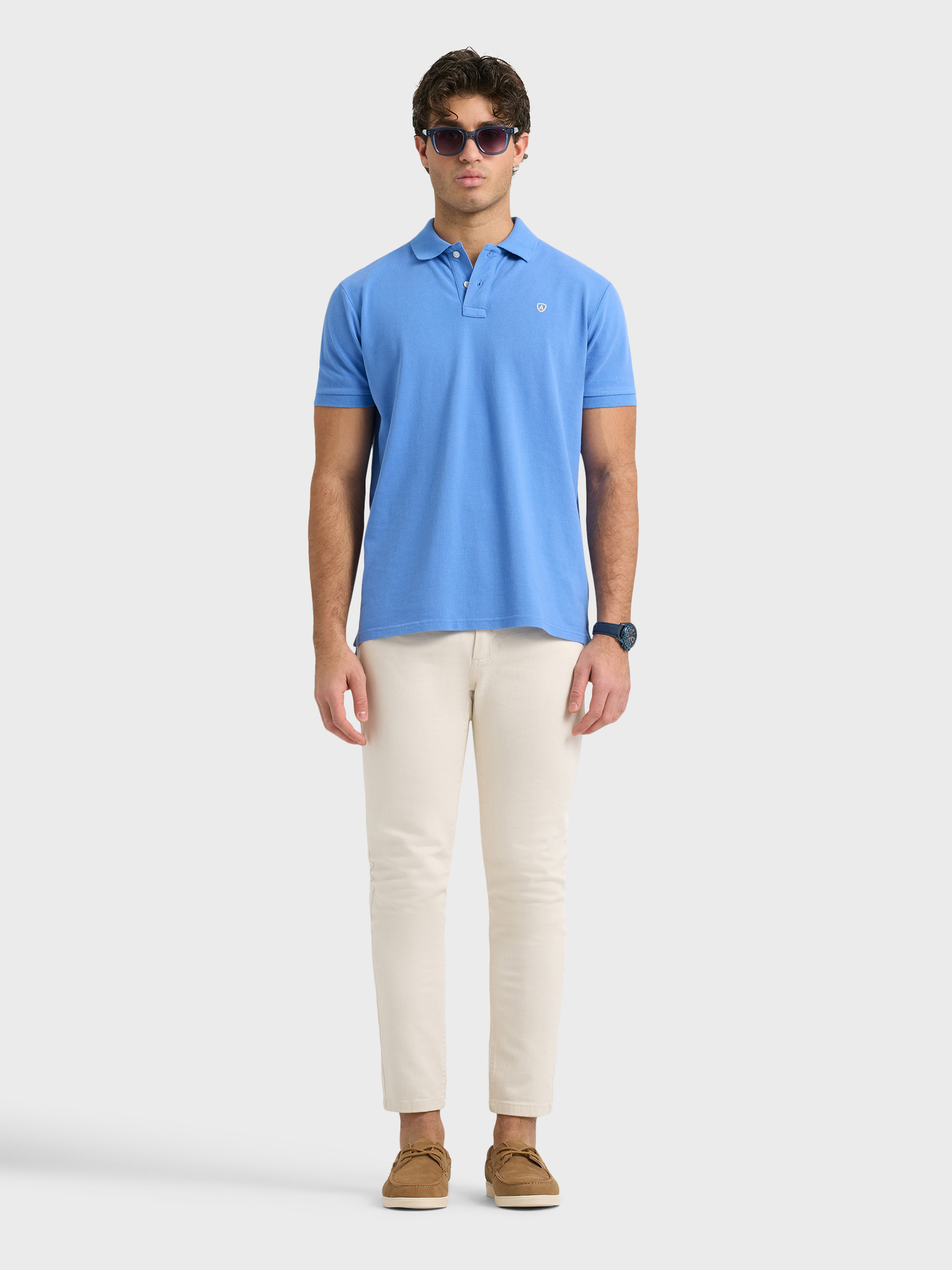 POLO BASIC AZUL