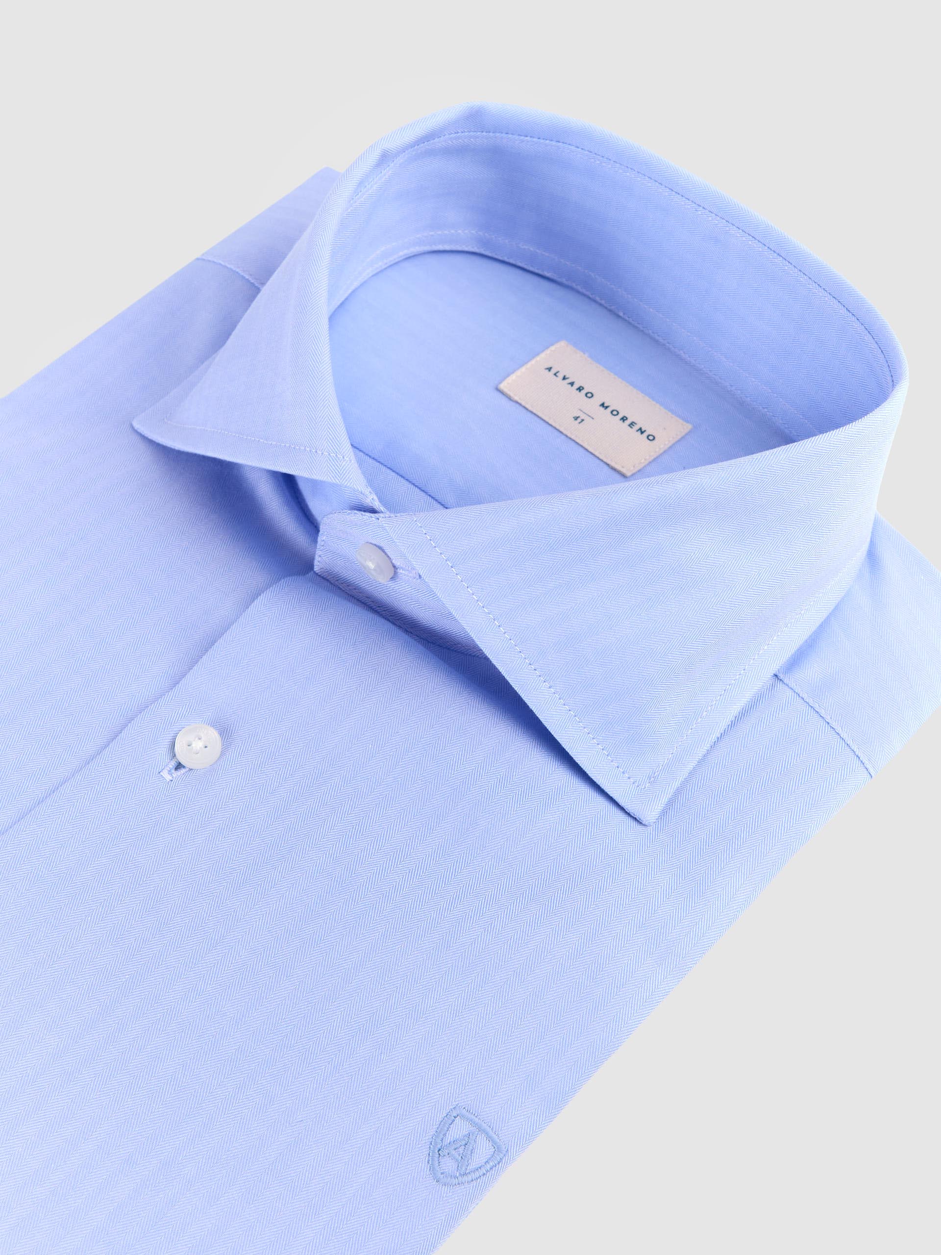 CAMISA VESTIR HERRINGBONE