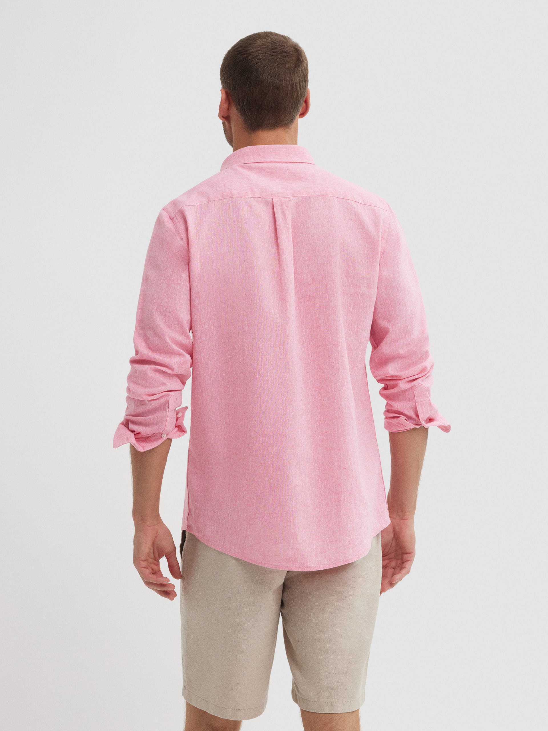 CAMISA LINO C. BOTON