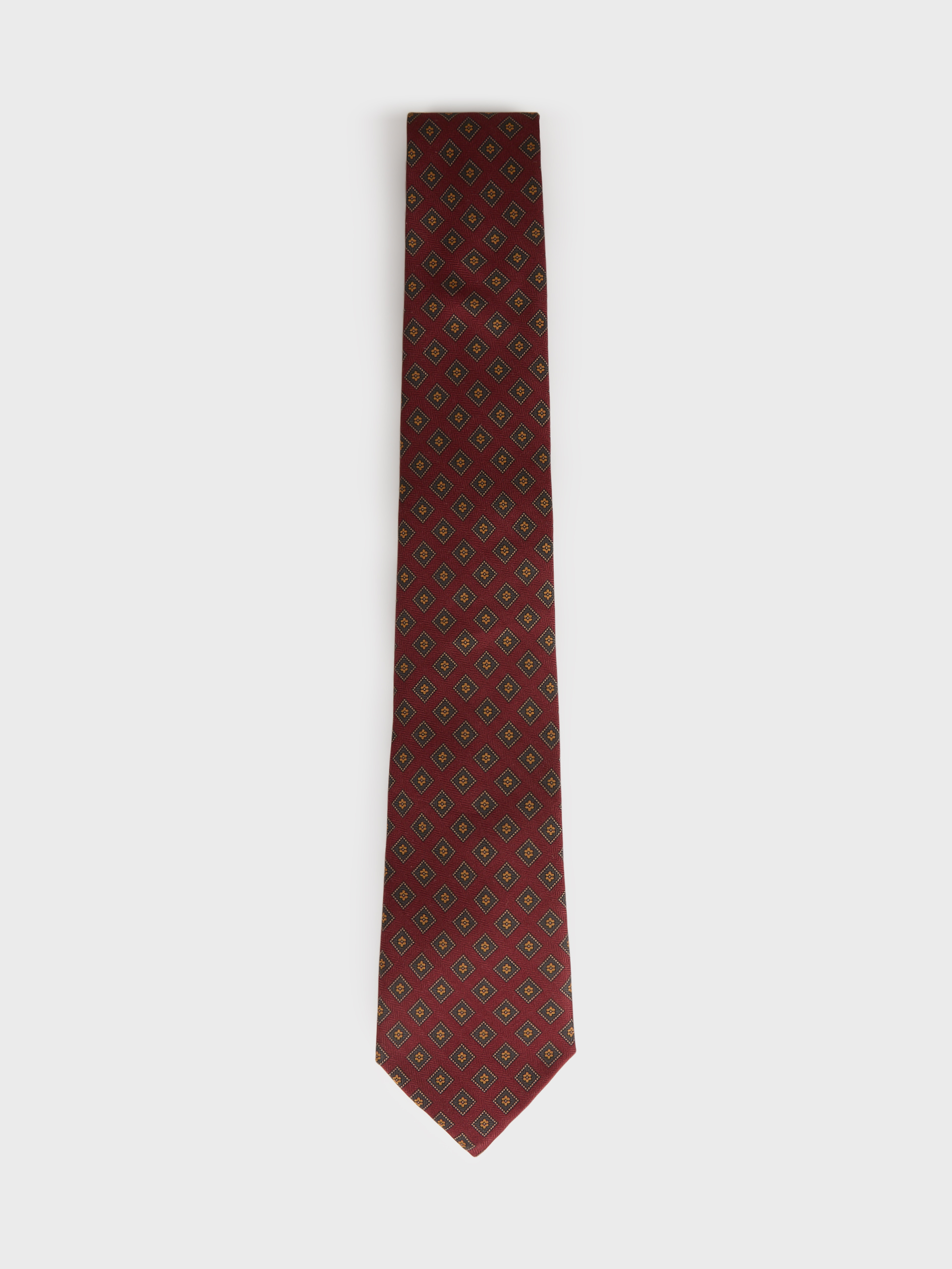 CORBATA PRINTED BURDEOS
