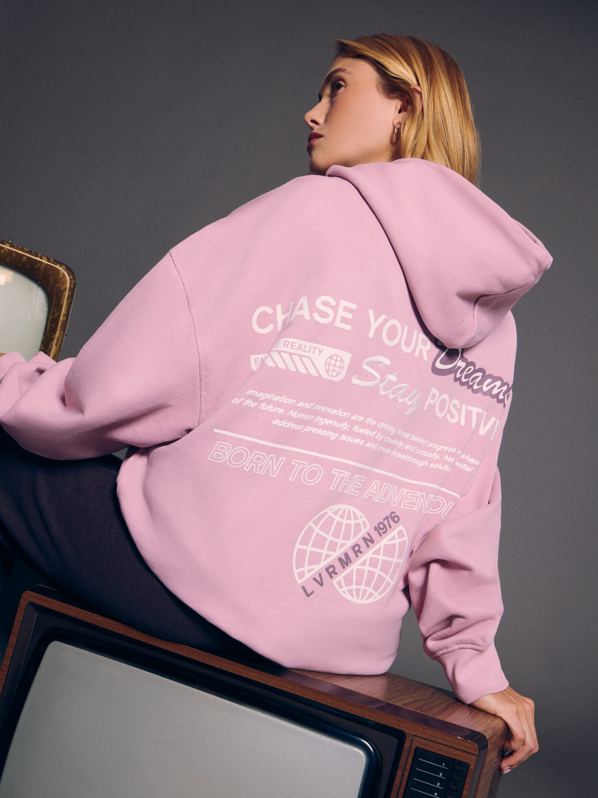 SUDADERA DREAM ROSA