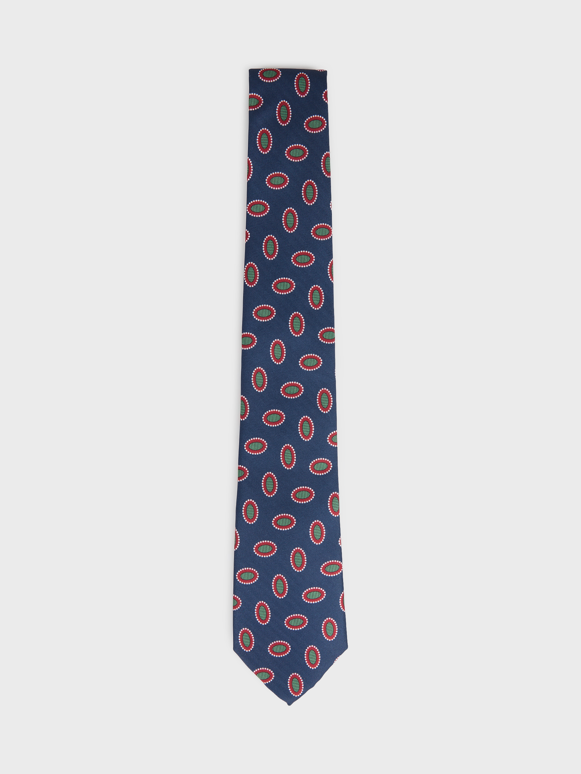 CORBATA PRINTED AZUL MARINO