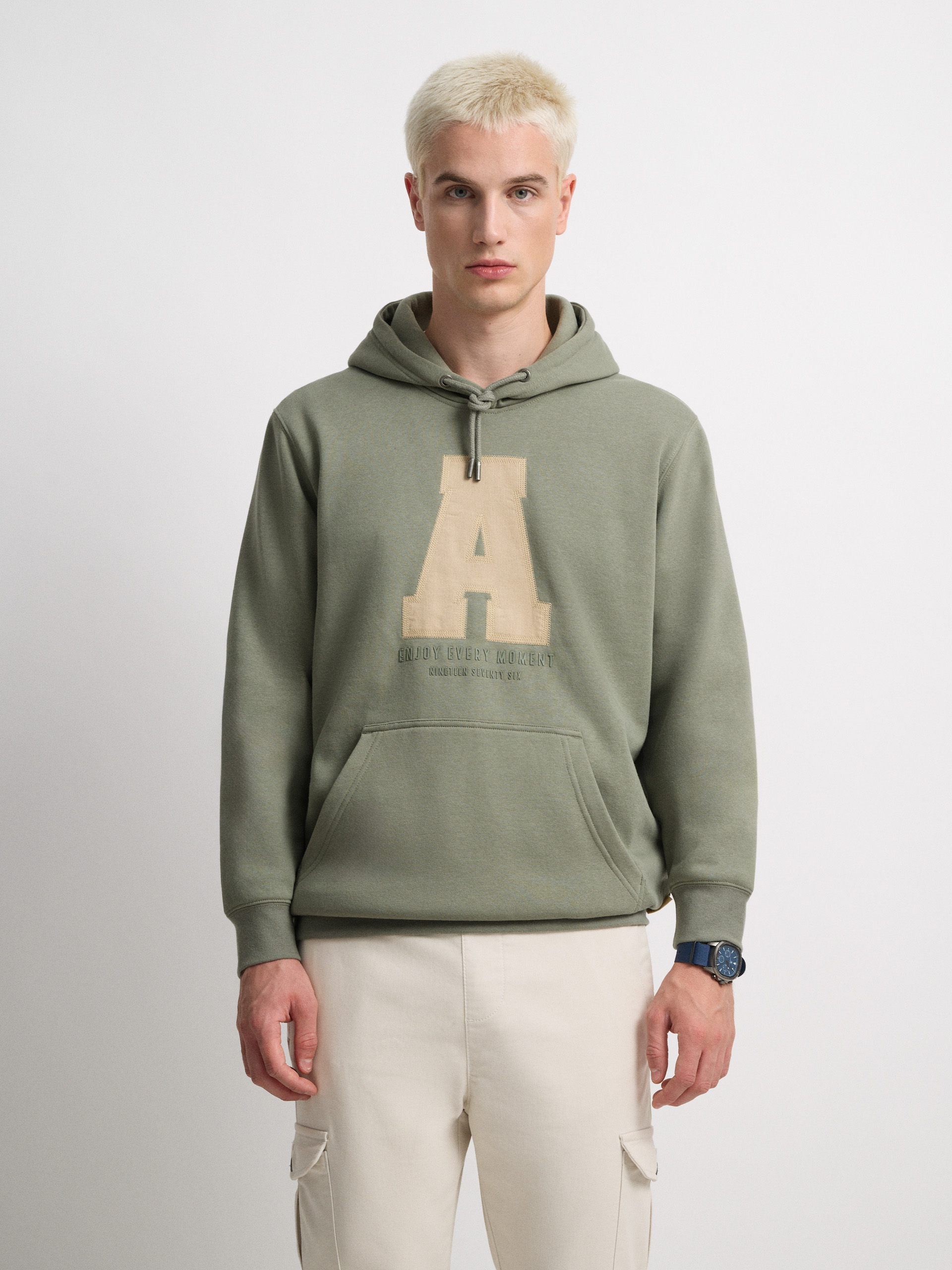 SUDADERA MOMENT VERDE