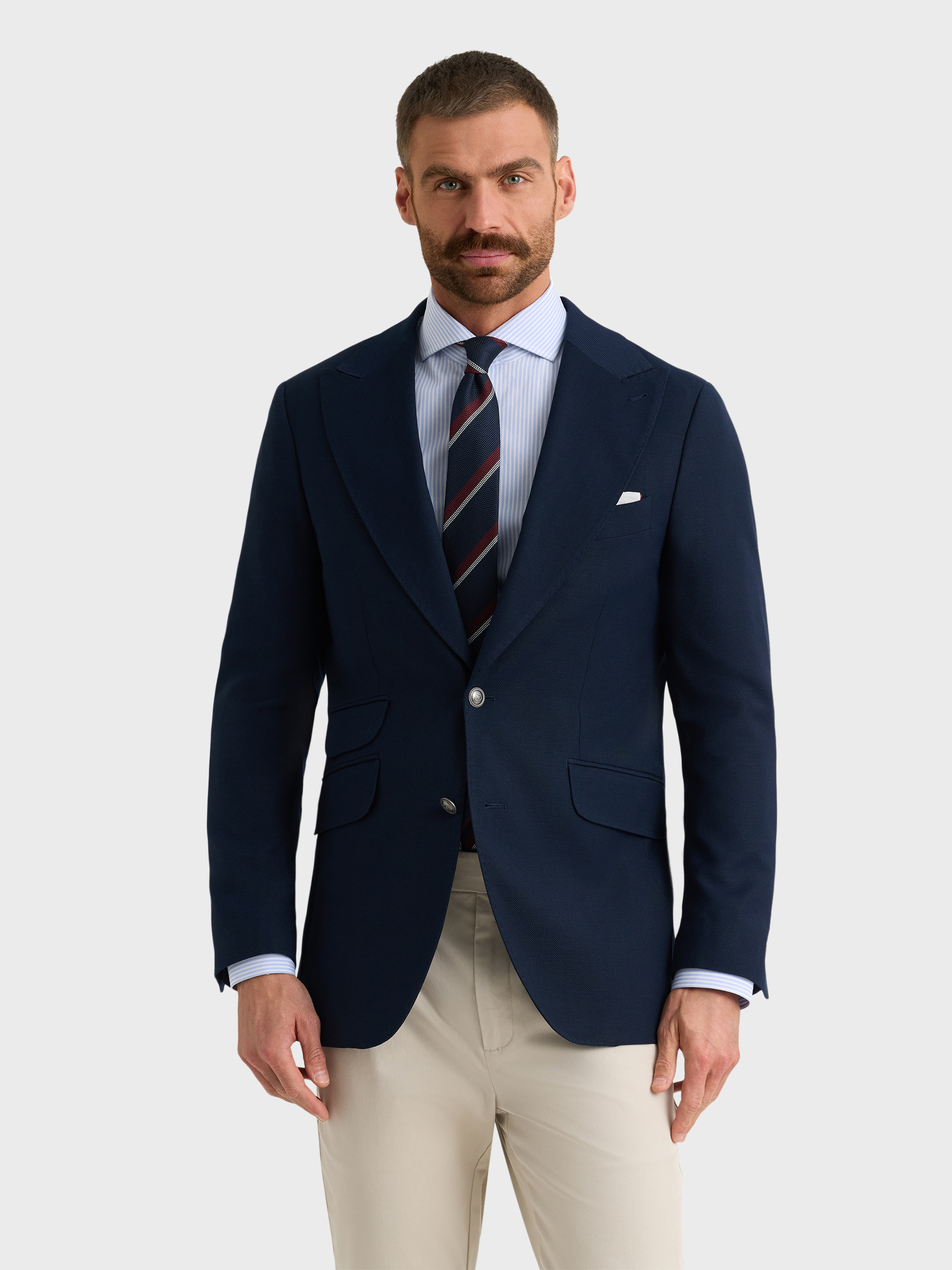 AMERICANA CAPO ESTERILLA AZUL MARINO