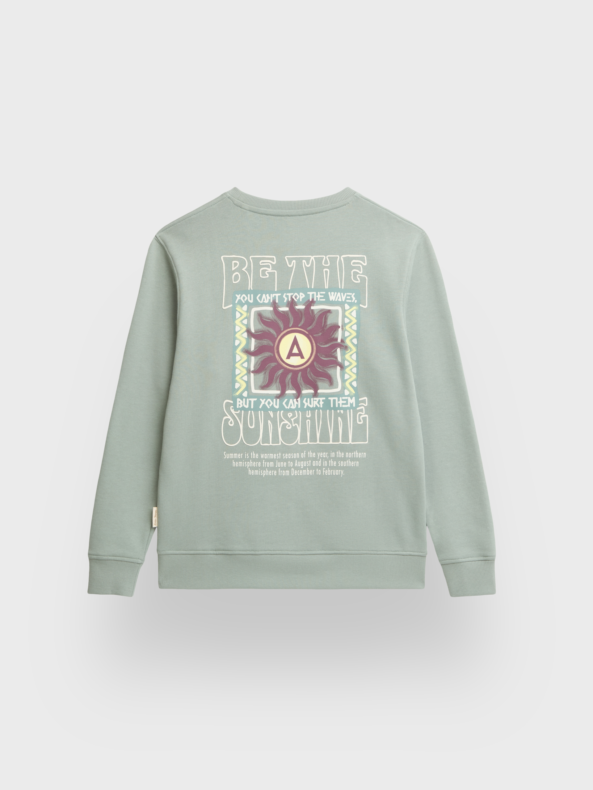 SUDADERA WAVE KIDS VERDE