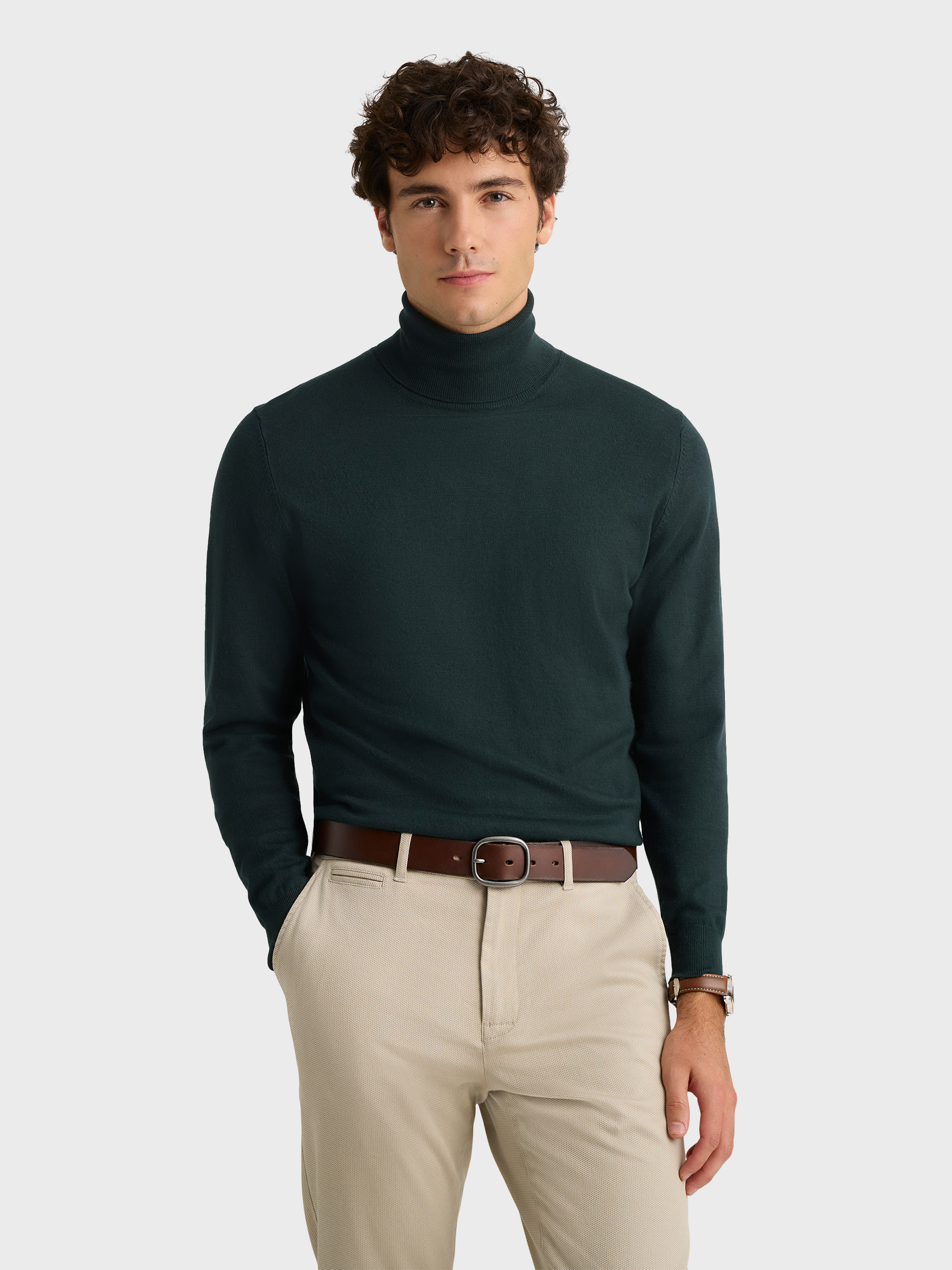 JERSEY CUELLO VUELTO VERDE