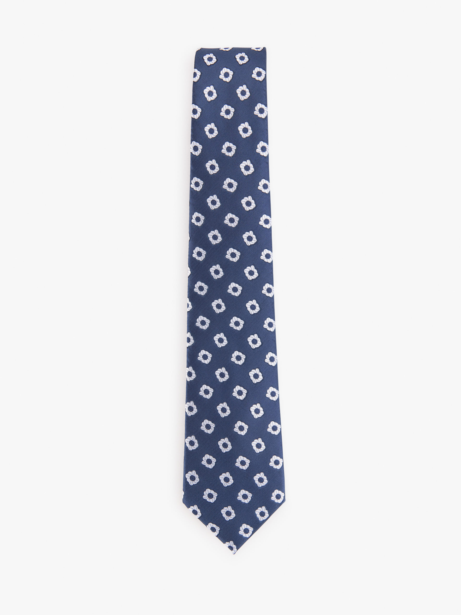 CORBATA JACQUARD MF AZUL MARINO