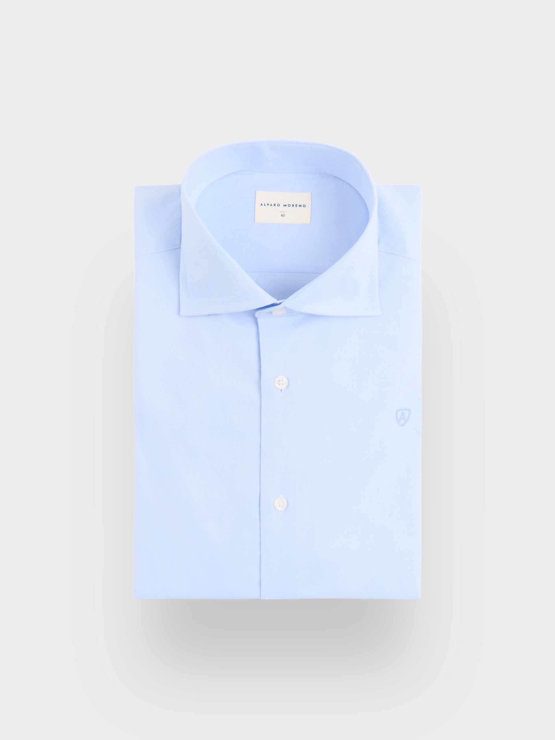 CAMISA DIAGONAL ROMA CELESTE