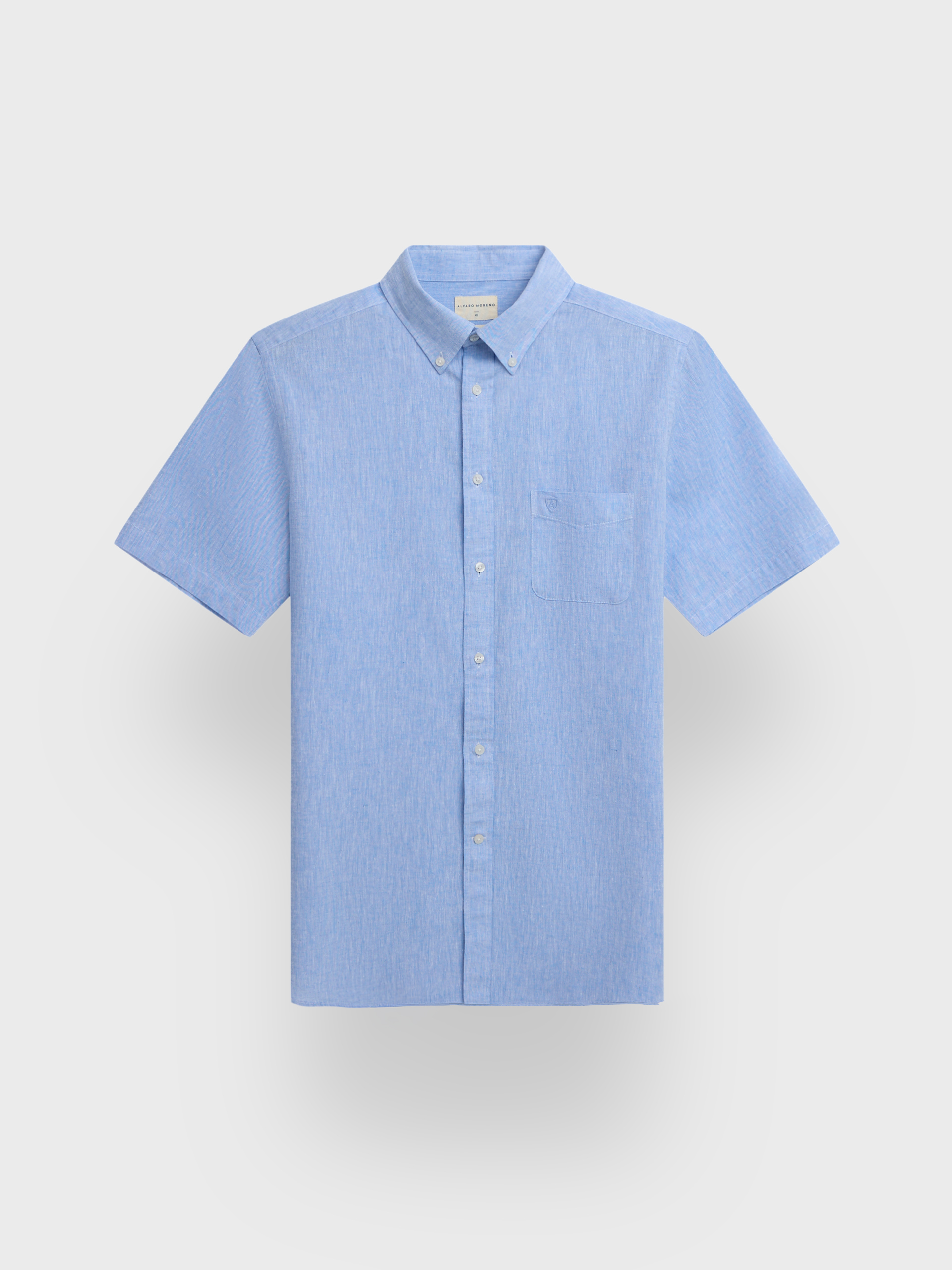 CAMISA LINO M.CORTA