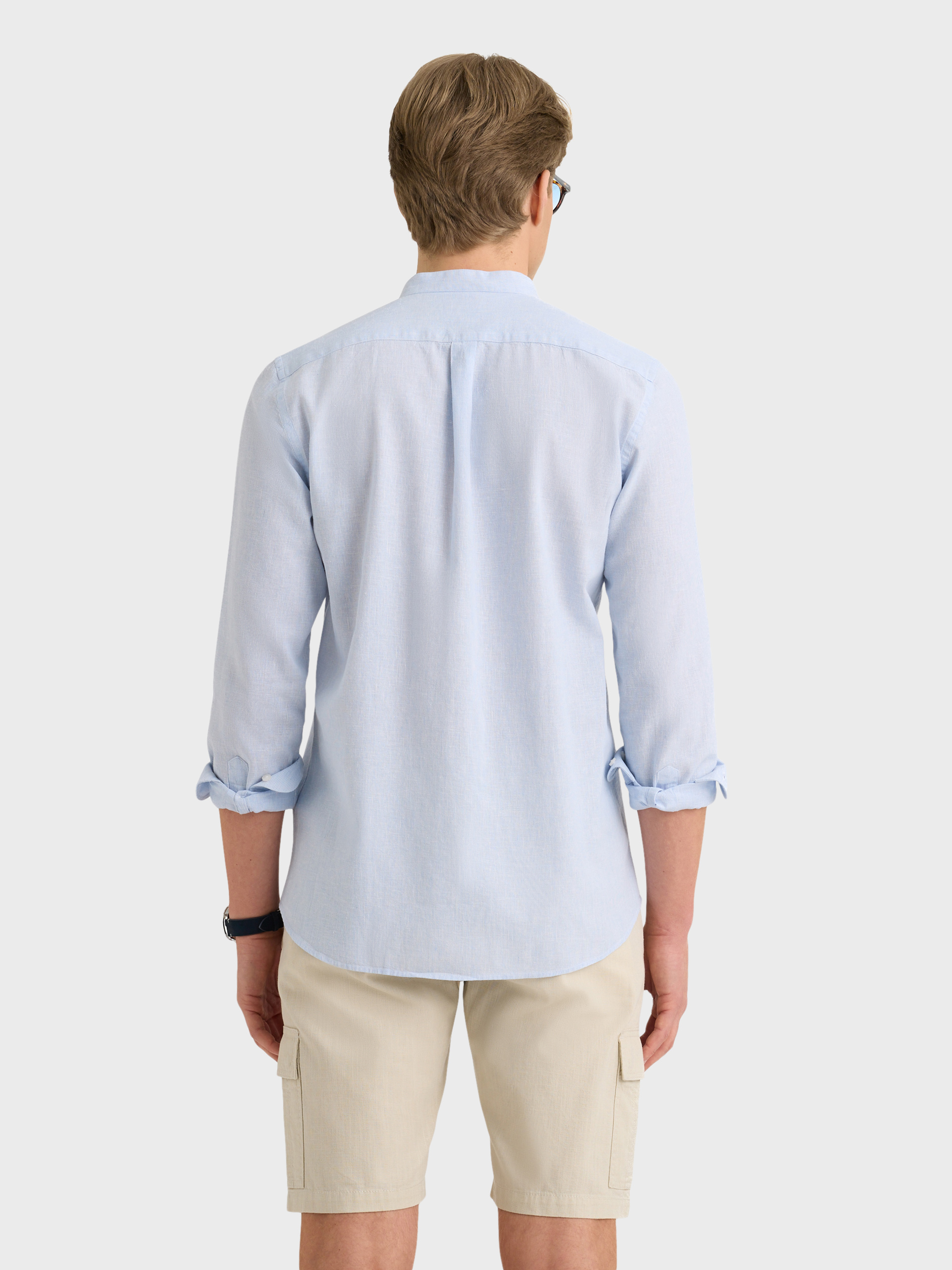 CAMISA LINO MIL RAYAS MAO