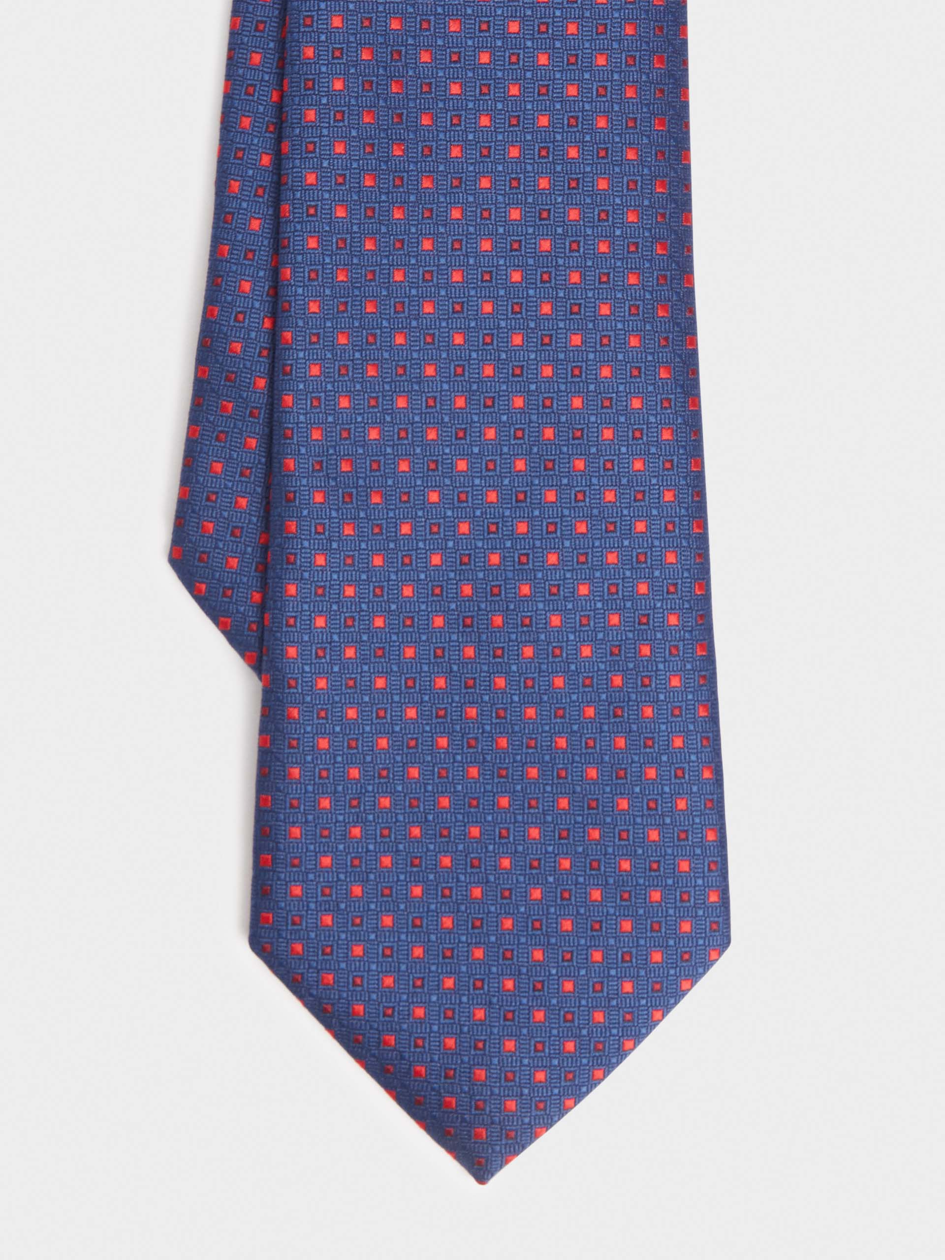 CORBATA JACQUARD MF AZUL MARINO