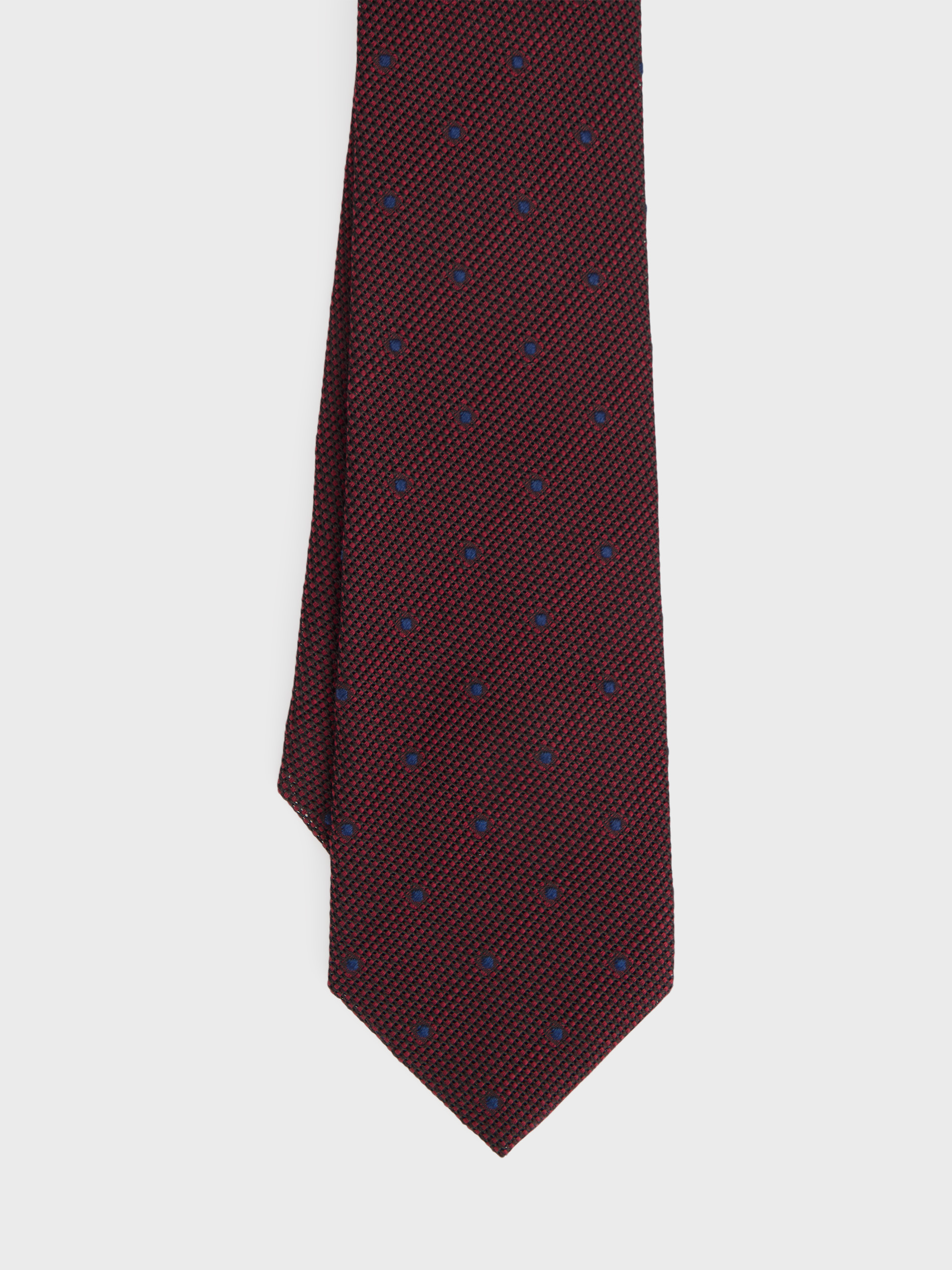 CORBATA GRENADINE LUNARES BURDEOS