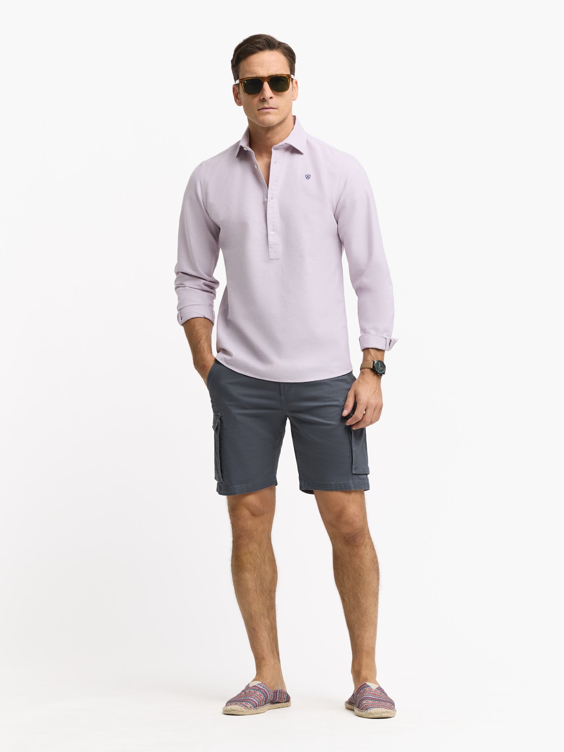 POLERA OXFORD SOLID VIOLETA