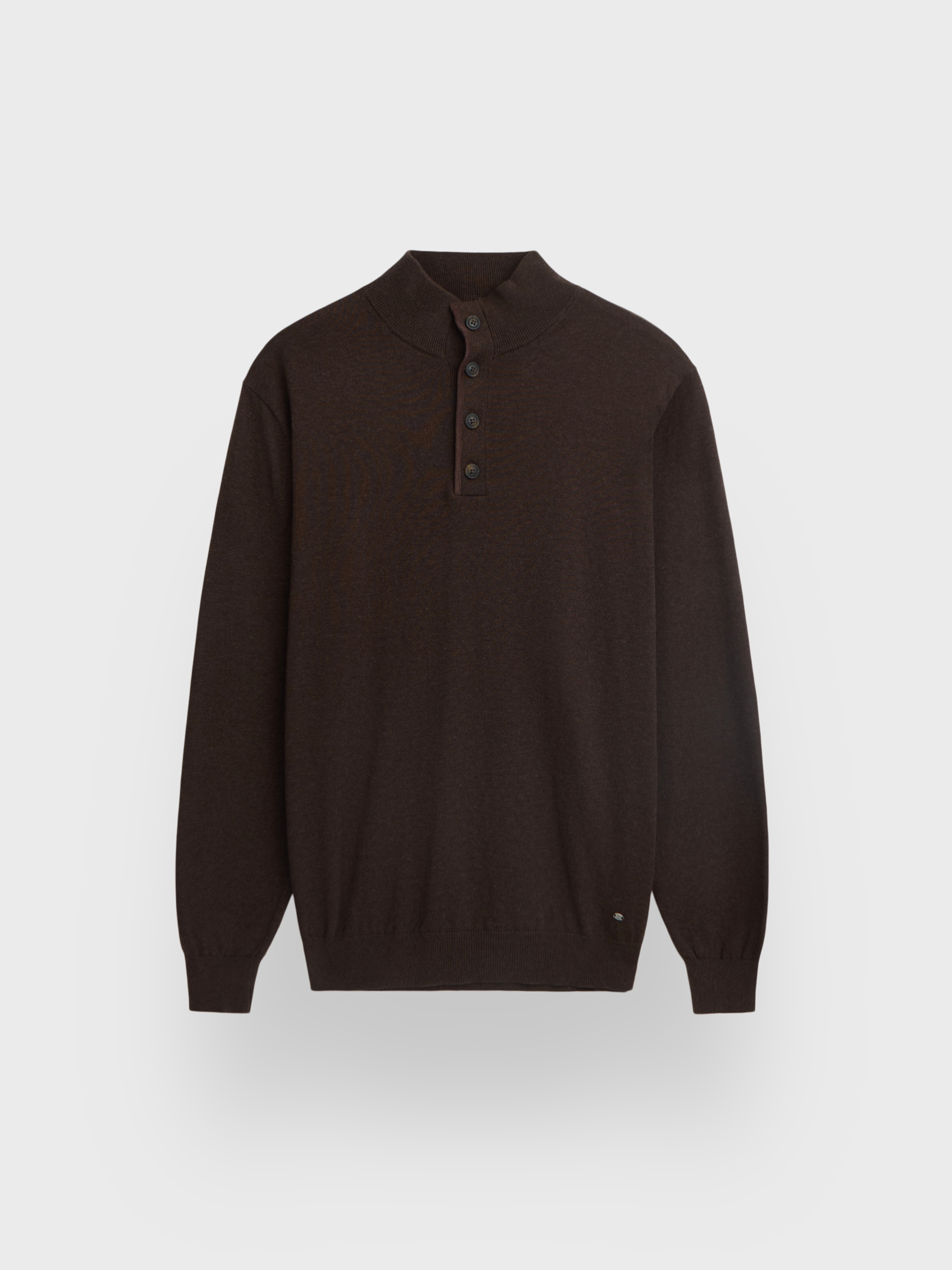 JERSEY BUTTON COLLAR