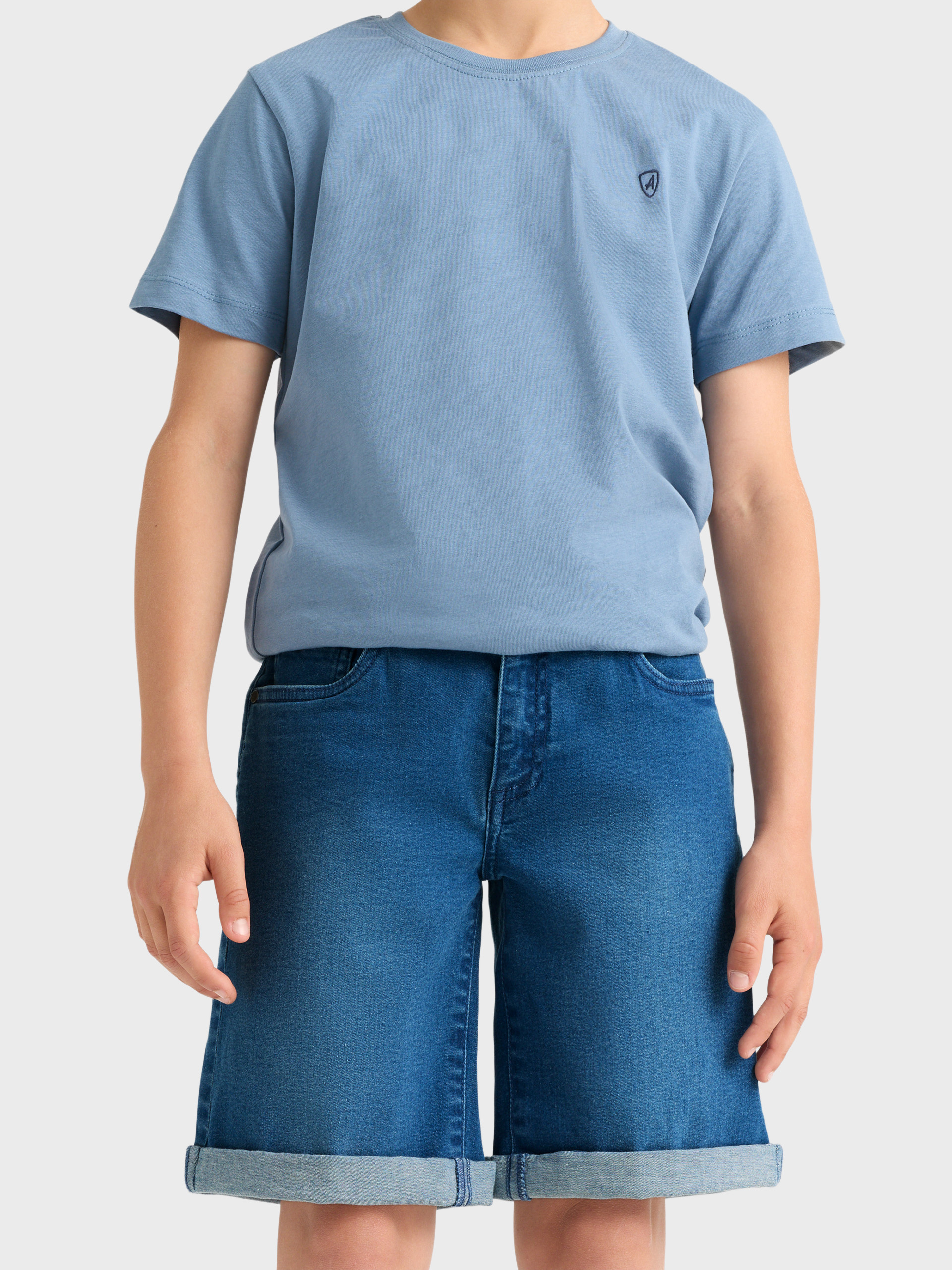 BERMUDA DENIM VUELTA KIDS AZUL