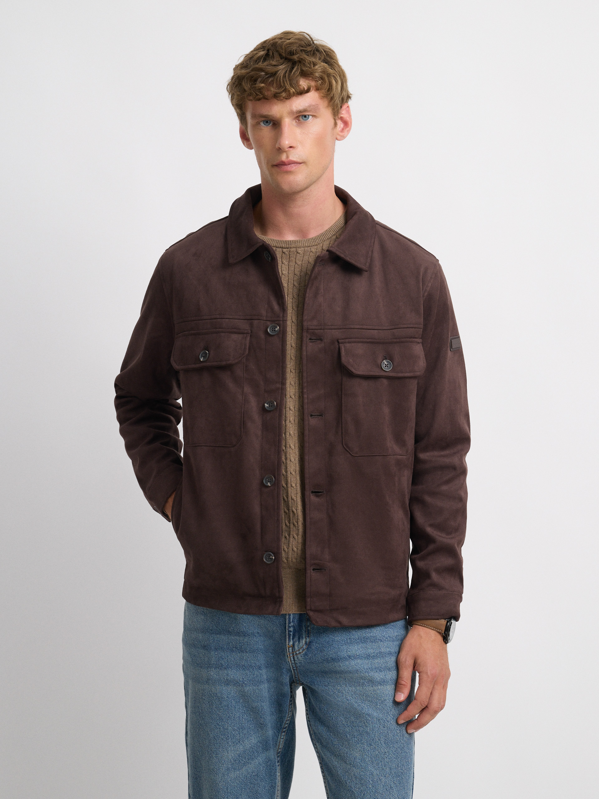 SOBRECAMISA ASHFORD MARR&Oacute;N
