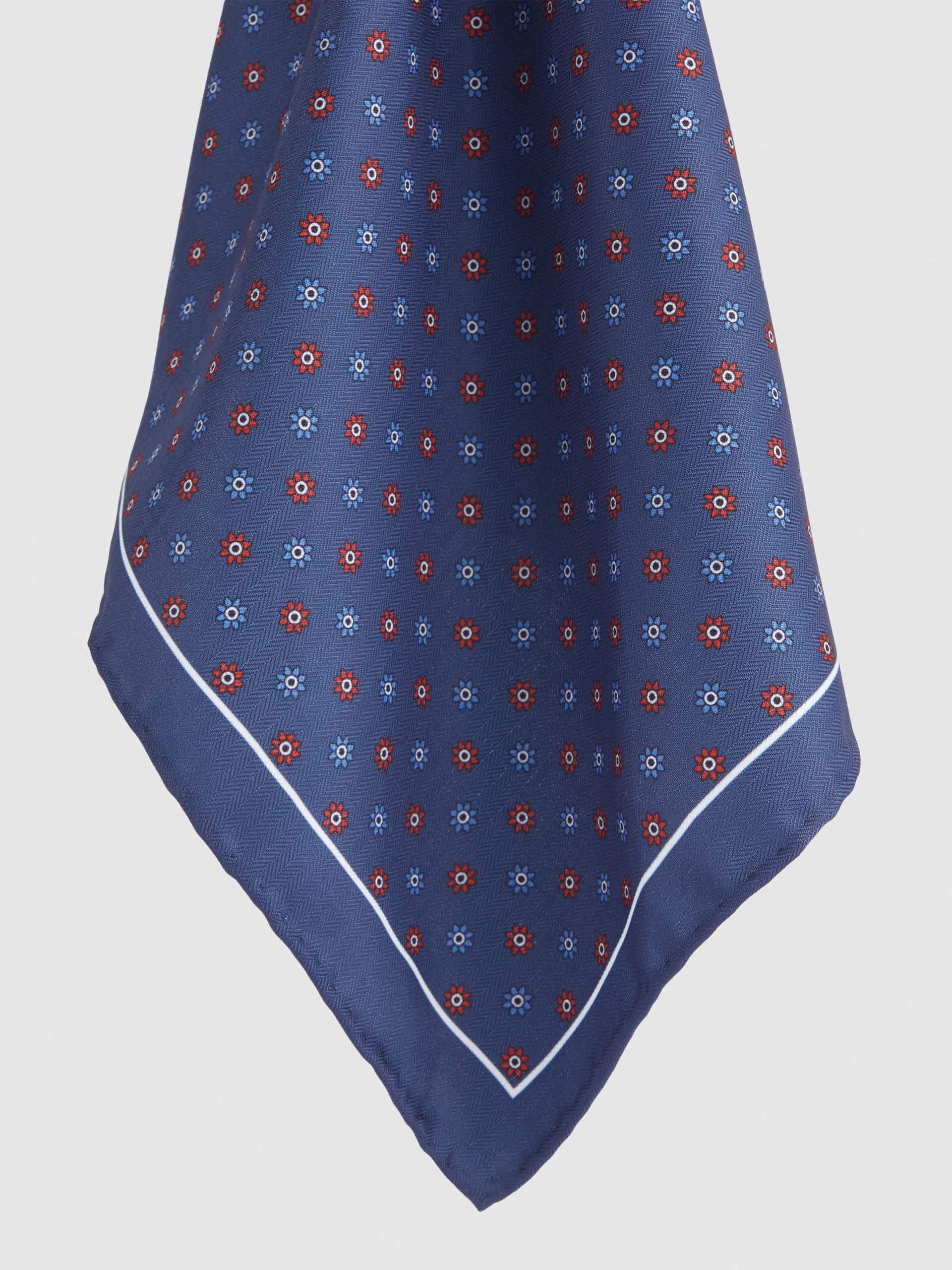 PAÑUELO PRINTED AZUL MARINO