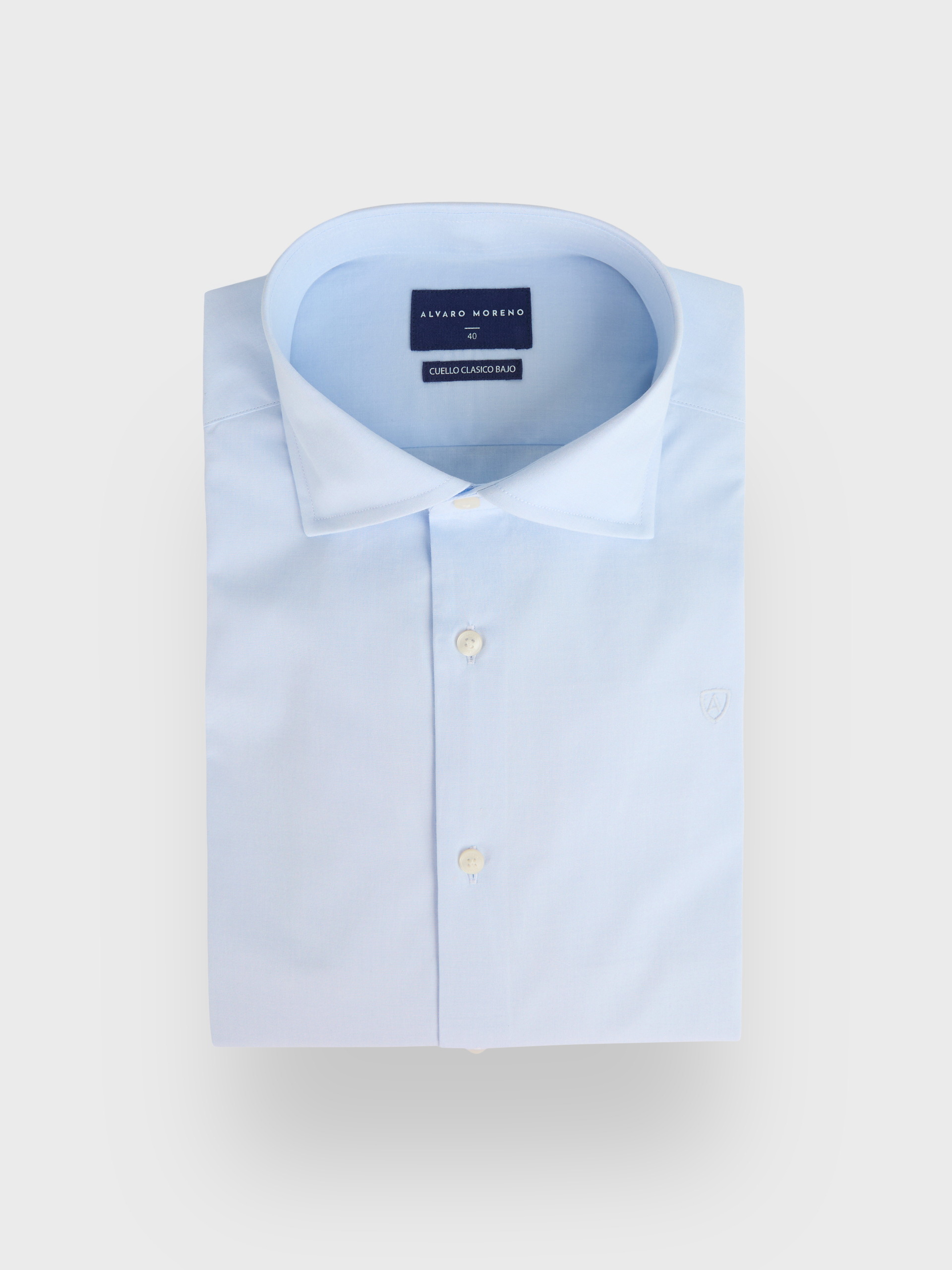 CAMISA MISTER POPELIN EXTRA CELESTE