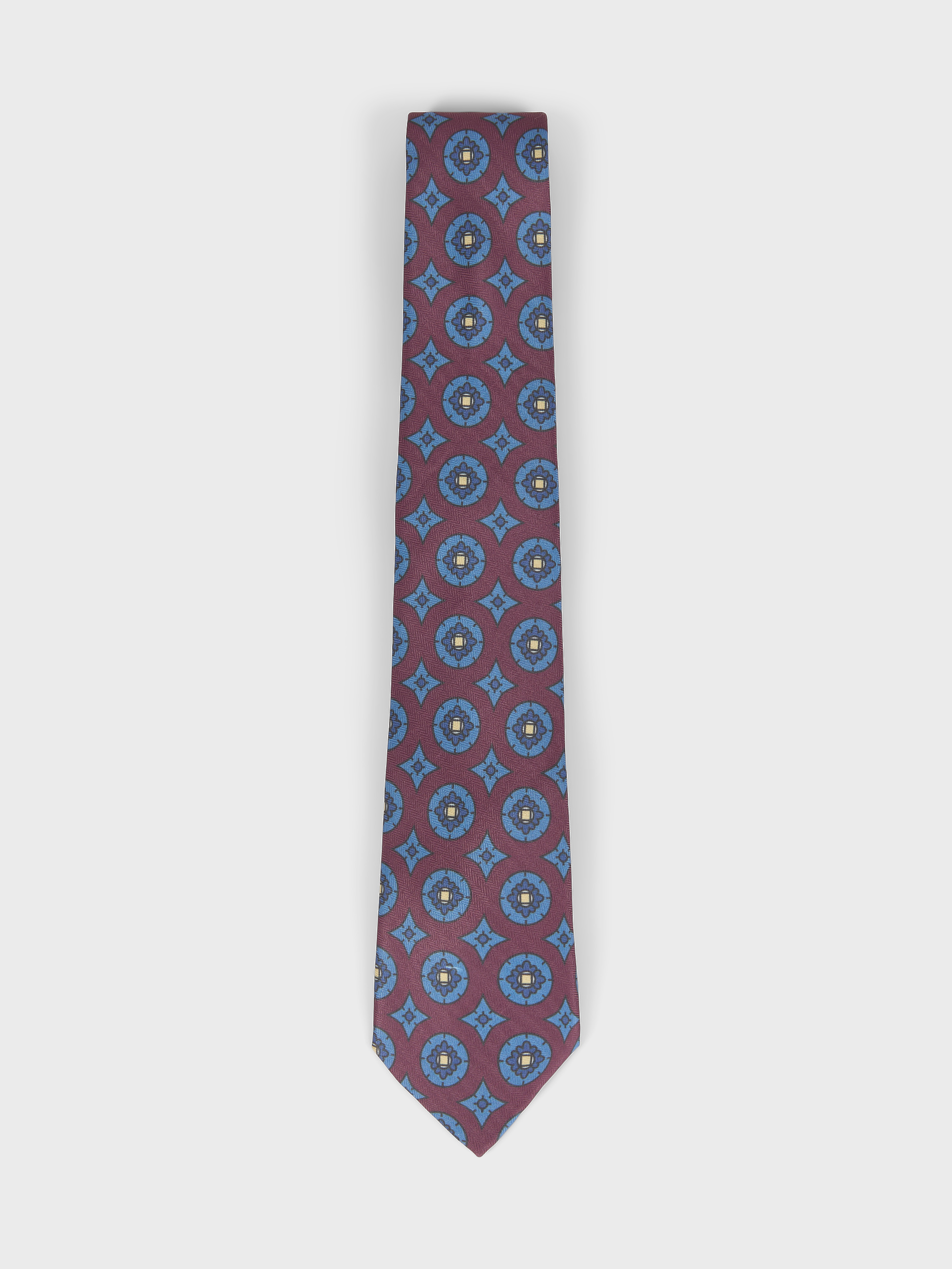 CORBATA PRINTED BURDEOS