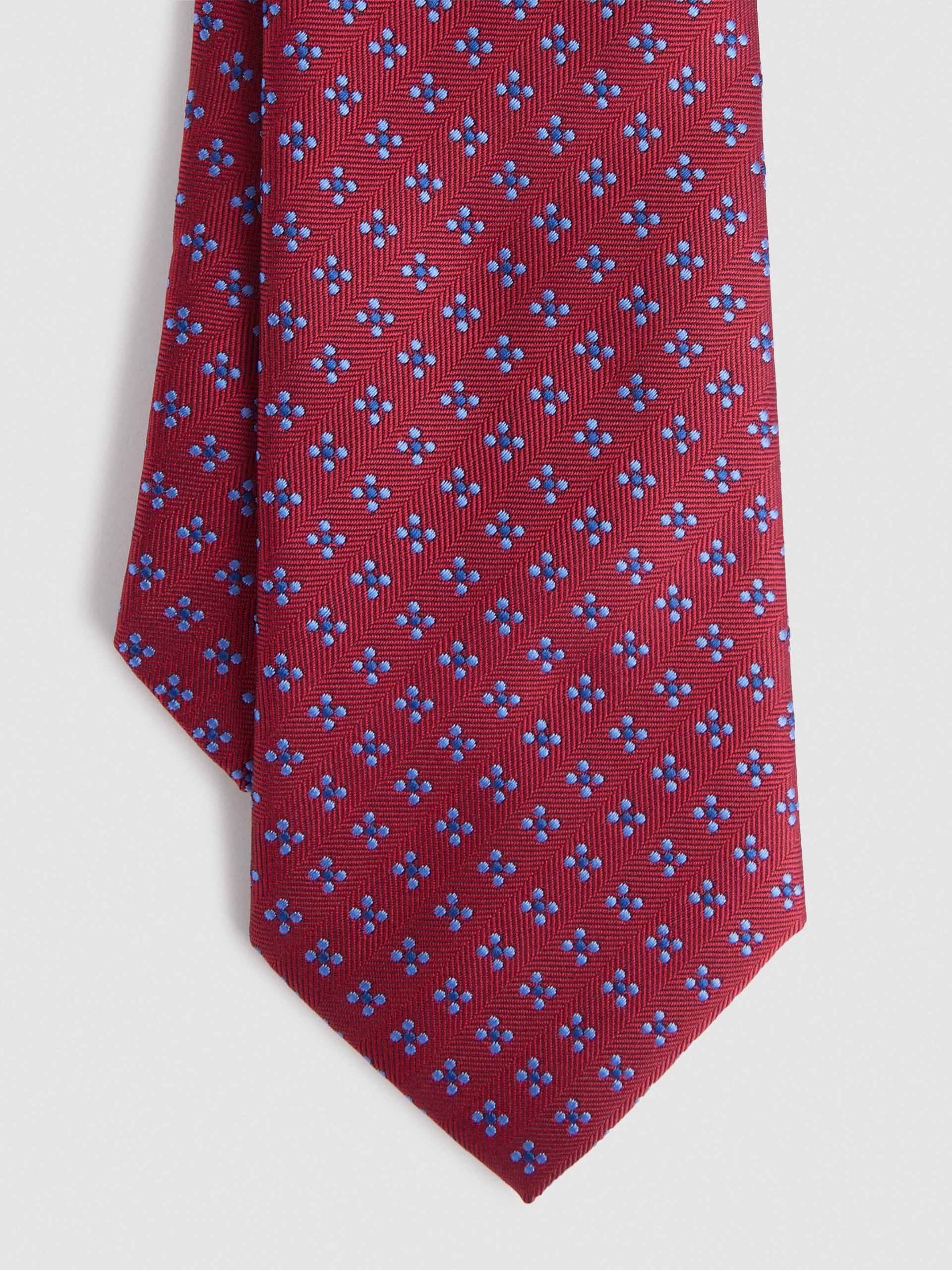 CORBATA JACQUARD MF ROJO