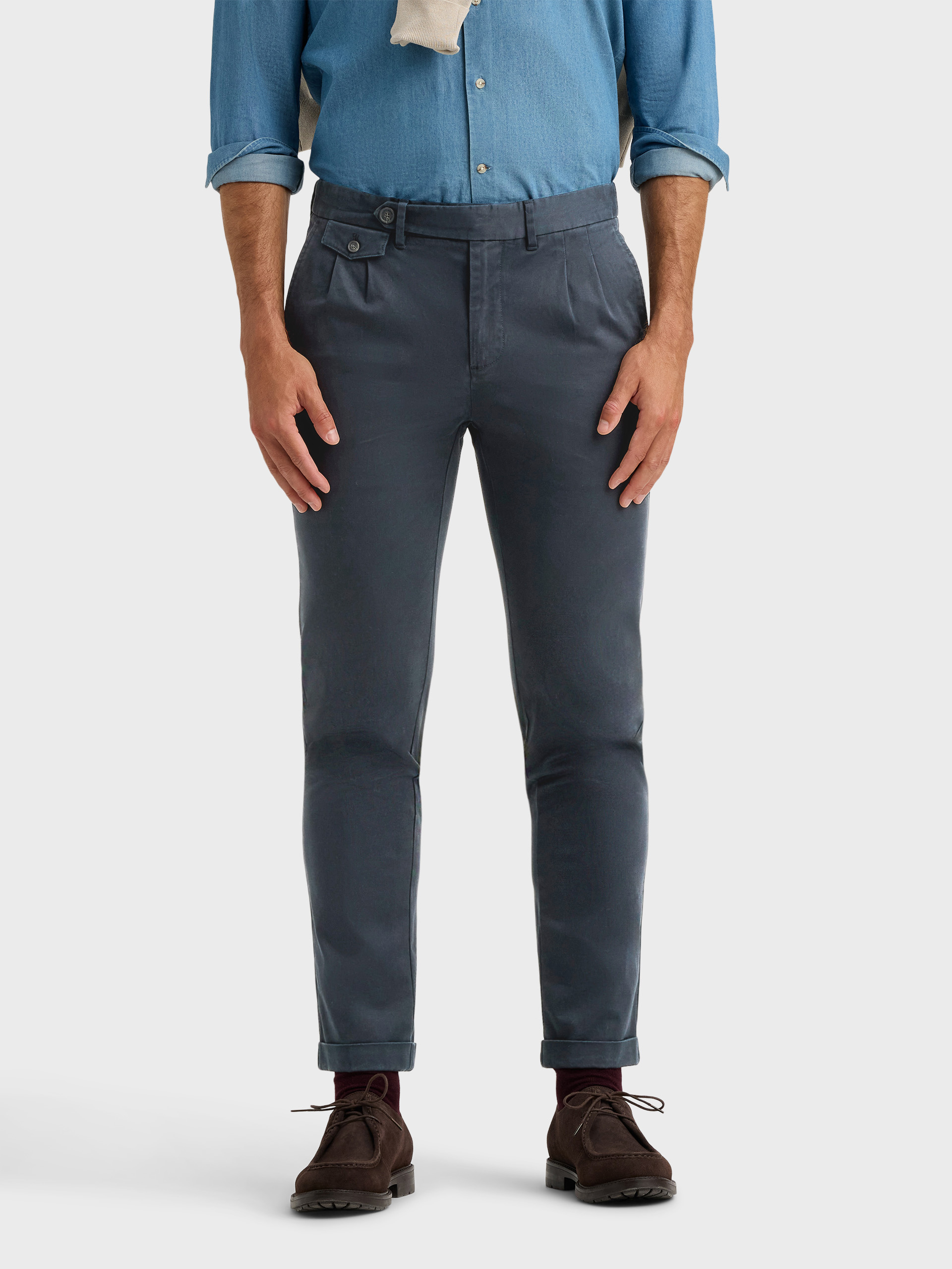 PANTALON CARROT AZUL MARINO