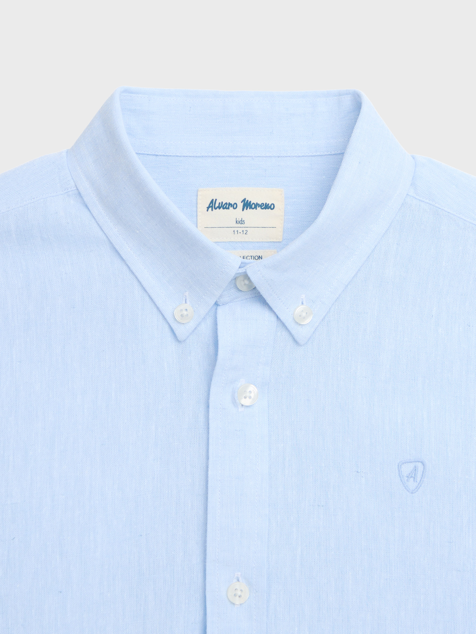 CAMISA LINO C.BOTON KIDS