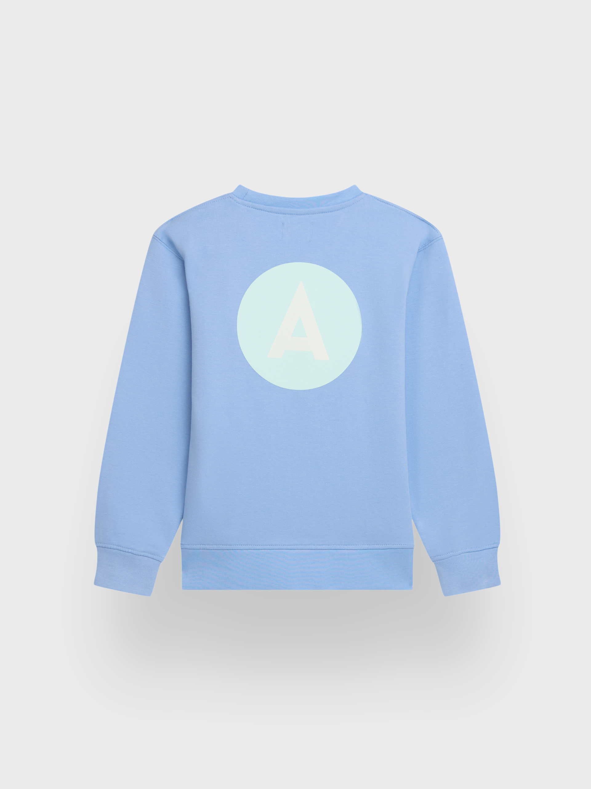 SUDADERA LOGO KIDS CELESTE