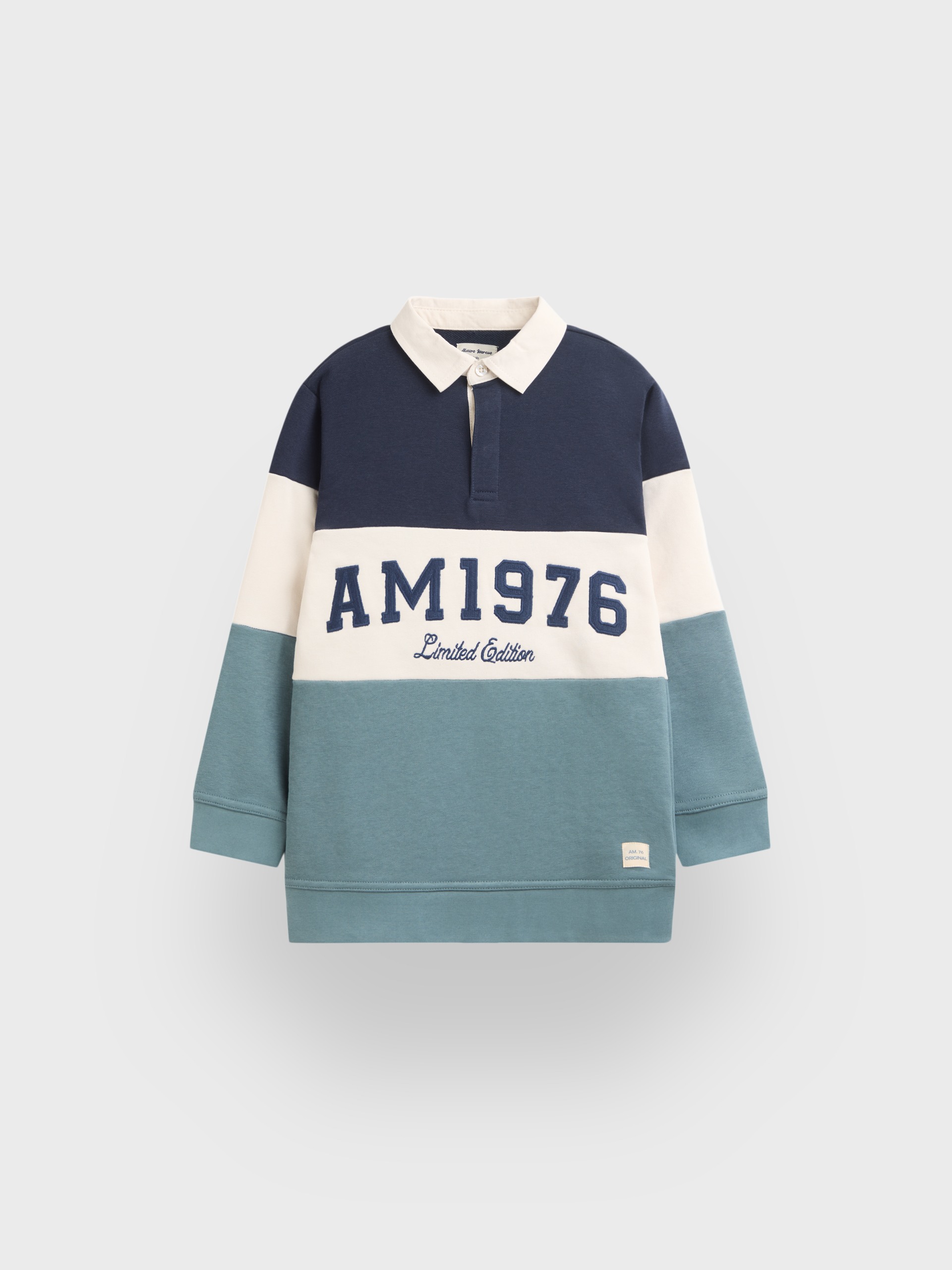 SUDADERA POLO 1976 KIDS AZUL MARINO