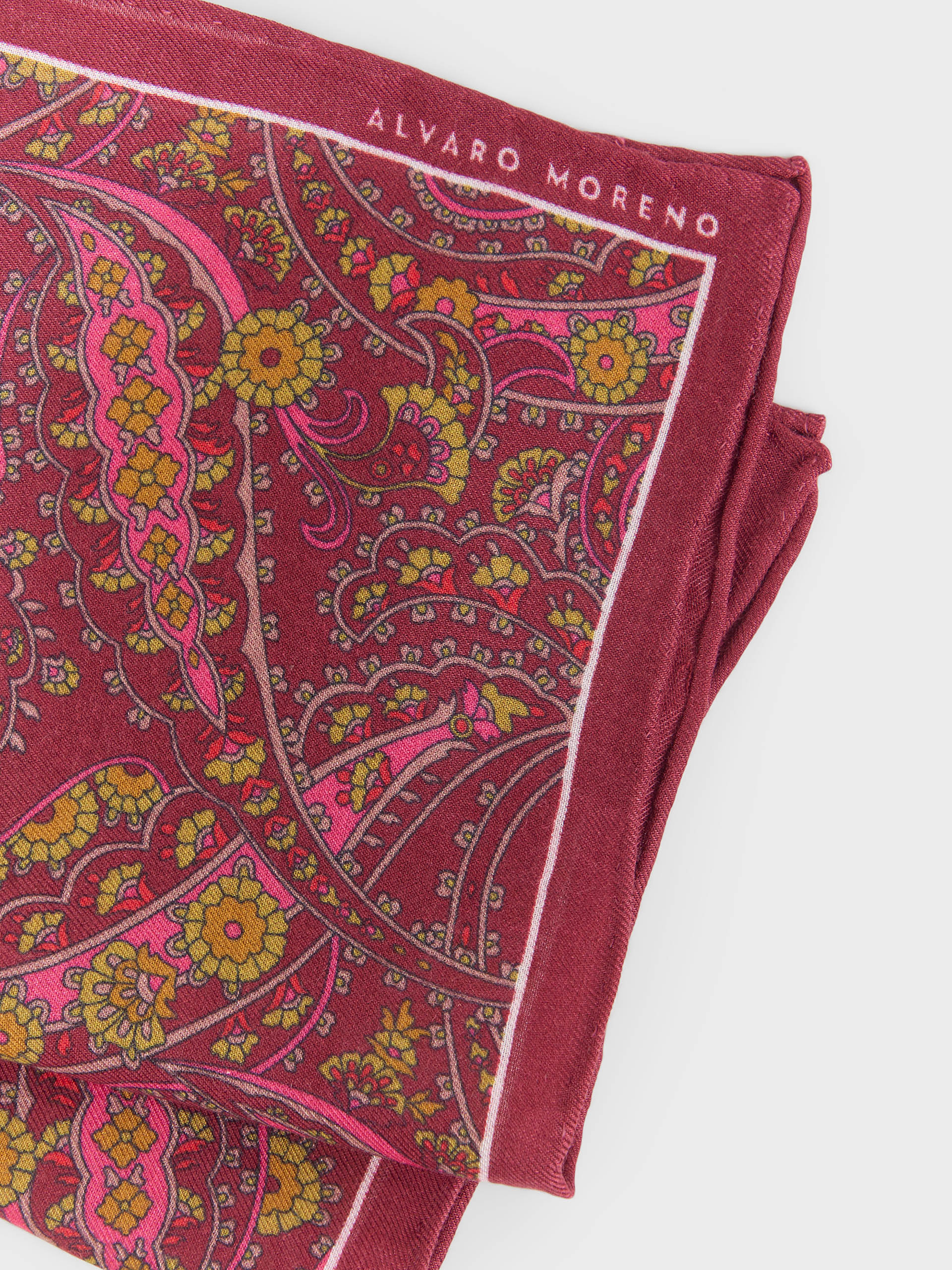 PAÑUELO PRINTED BURDEOS