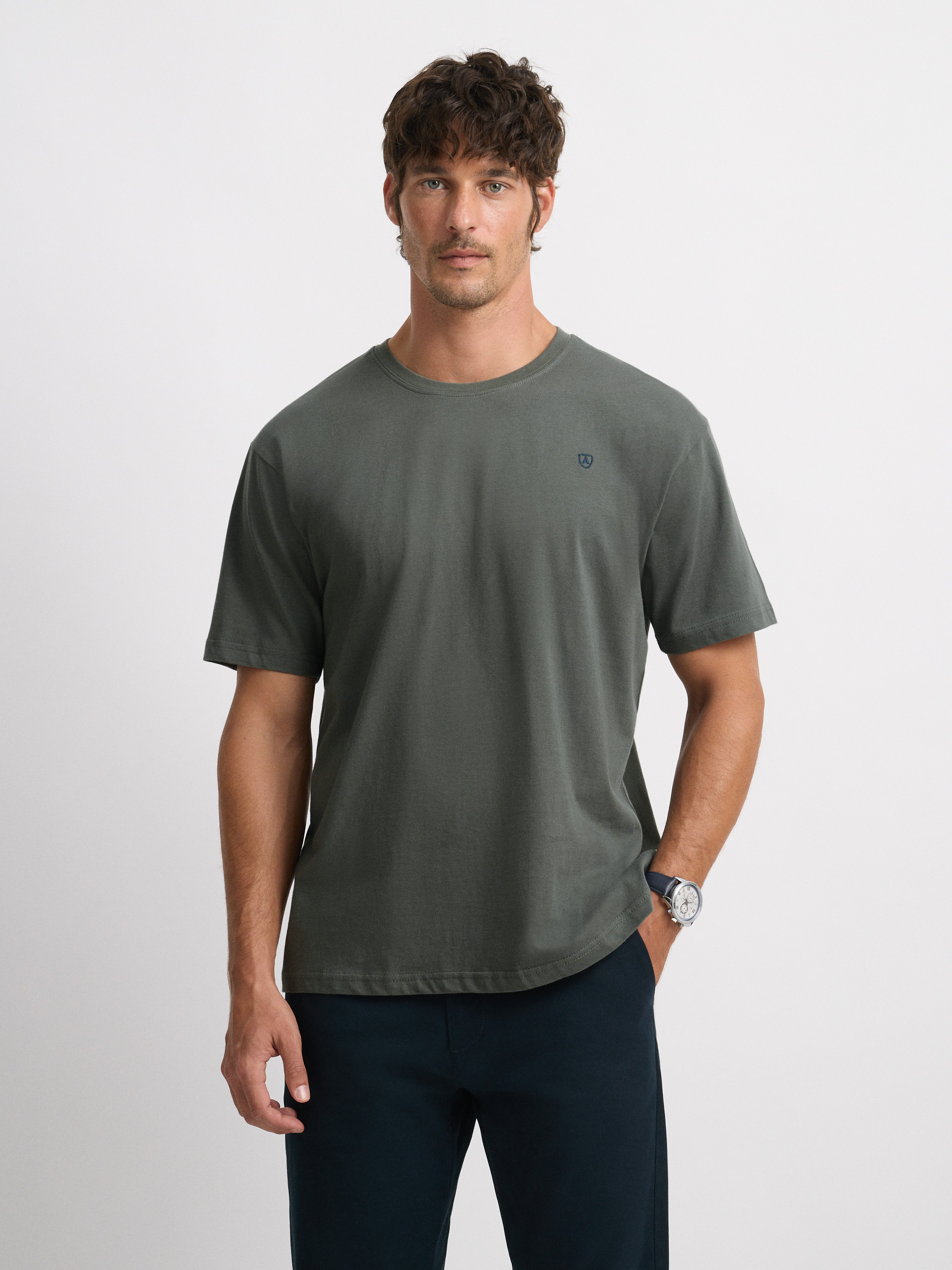 CAMISETA BASICA VERDE