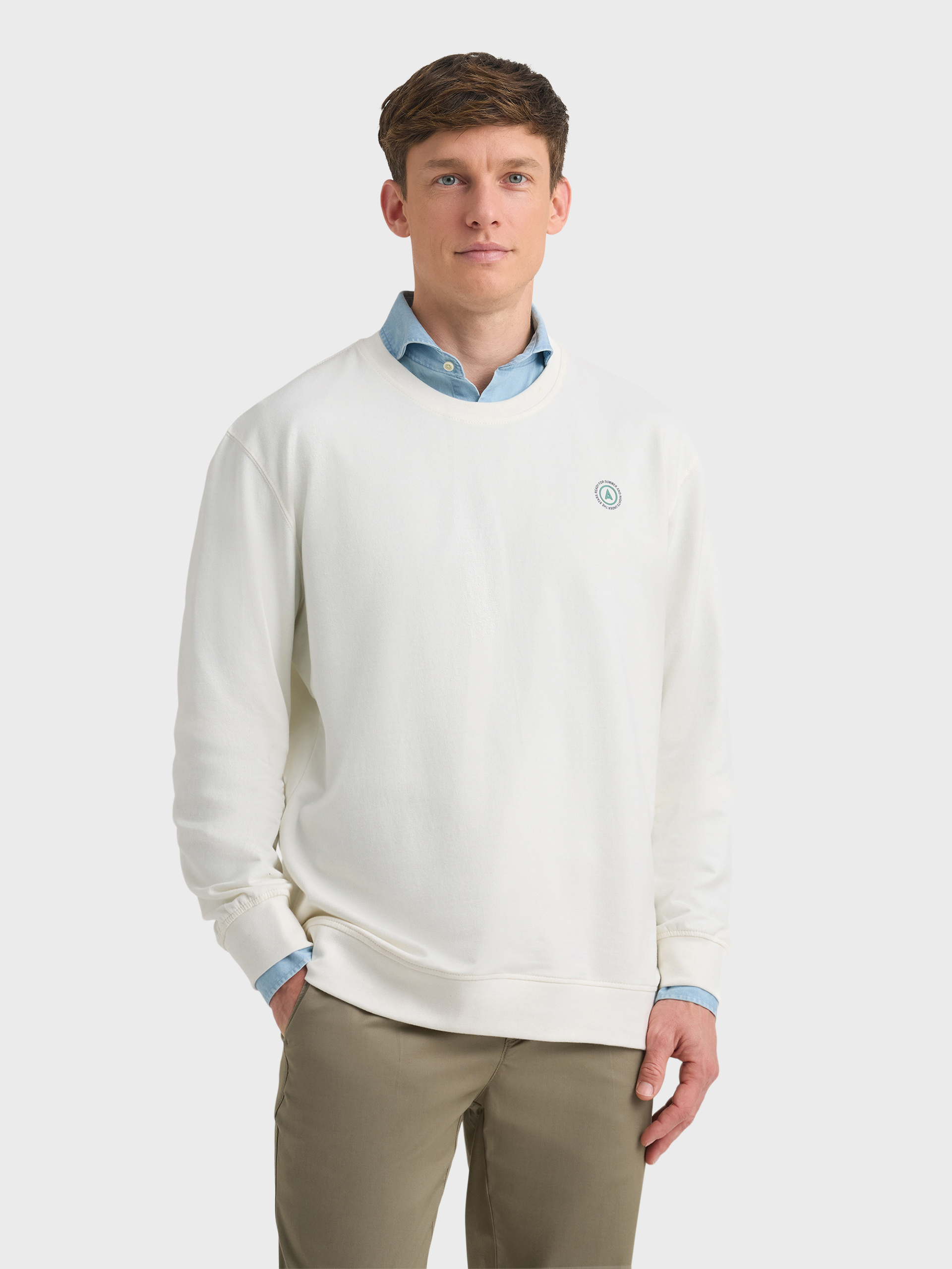 SUDADERA BASIC SPRING CRUDO