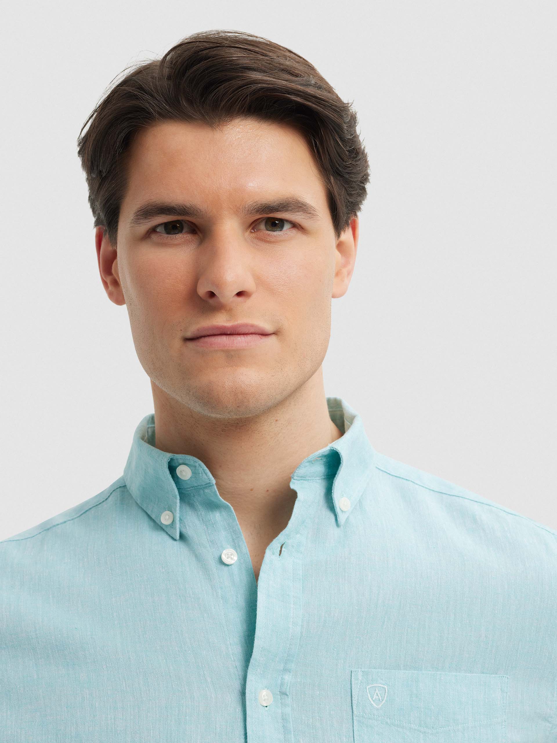 CAMISA LINO BOLSILLO